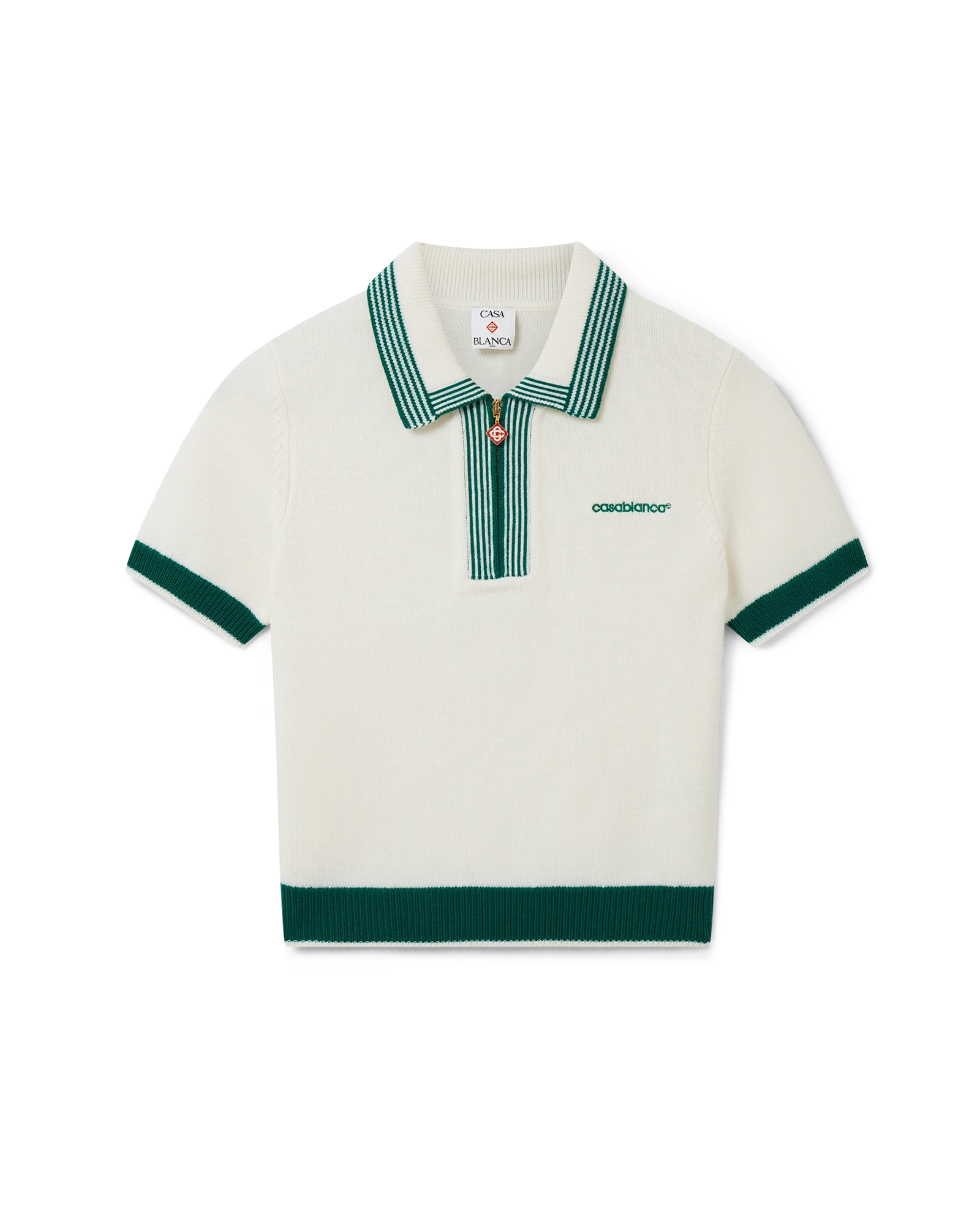 Knit Tennis Polo Shirt | Casablanca Paris Knit Tennis Polo Shirt | Casablanca Paris