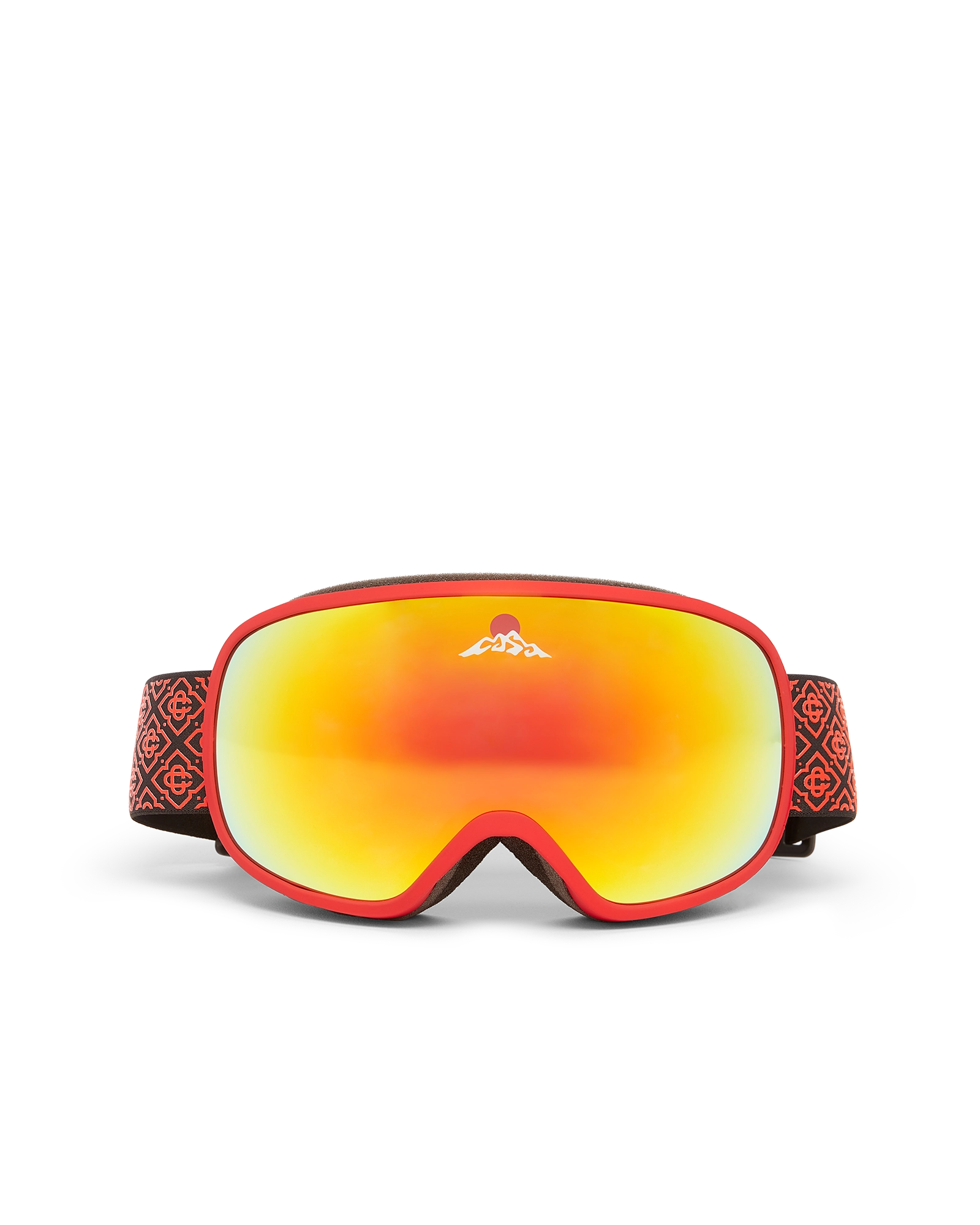 Red & Orange Gradient Ski Goggles | Casablanca Paris