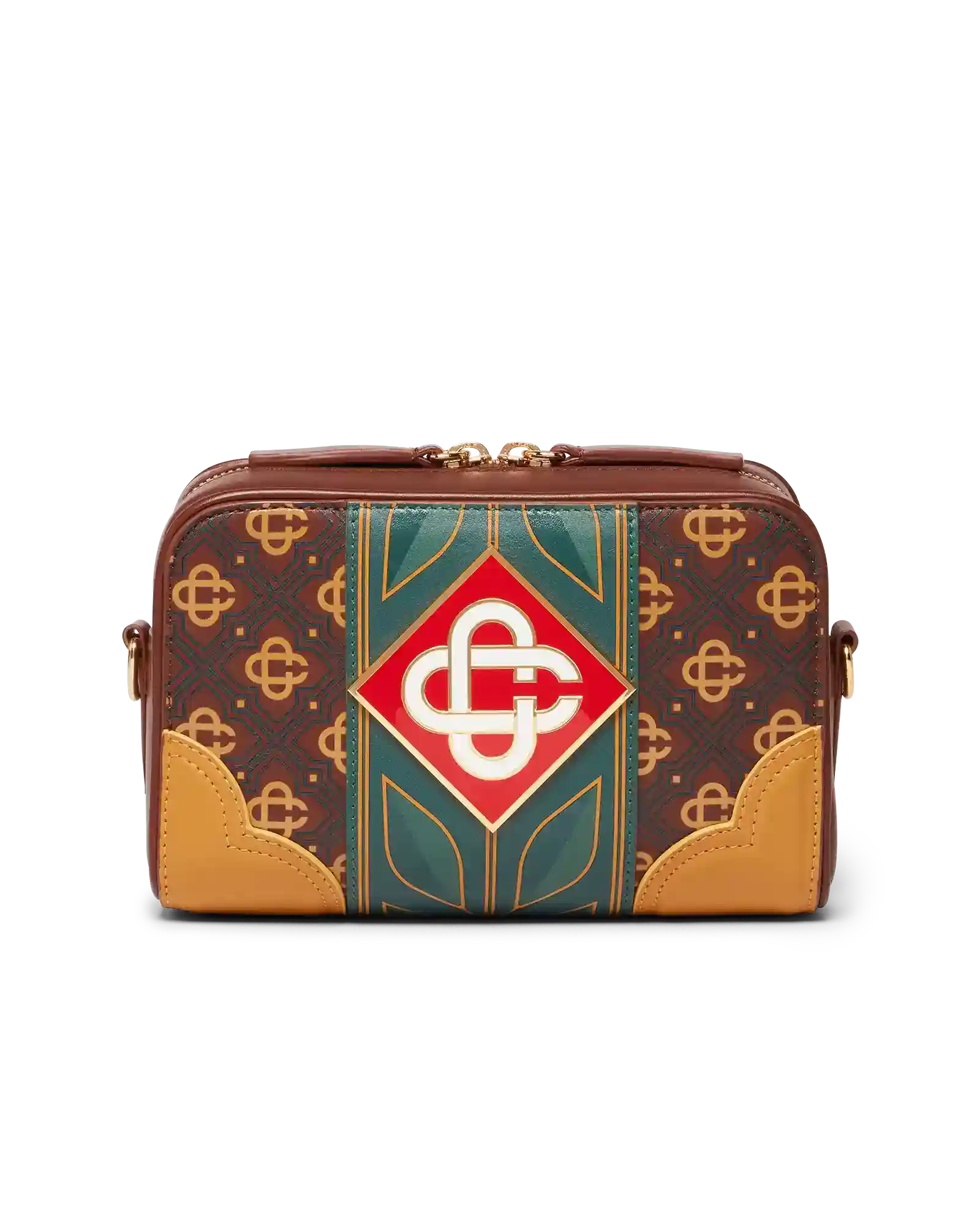 Brown Monogram Crossbody Bag – Casablanca