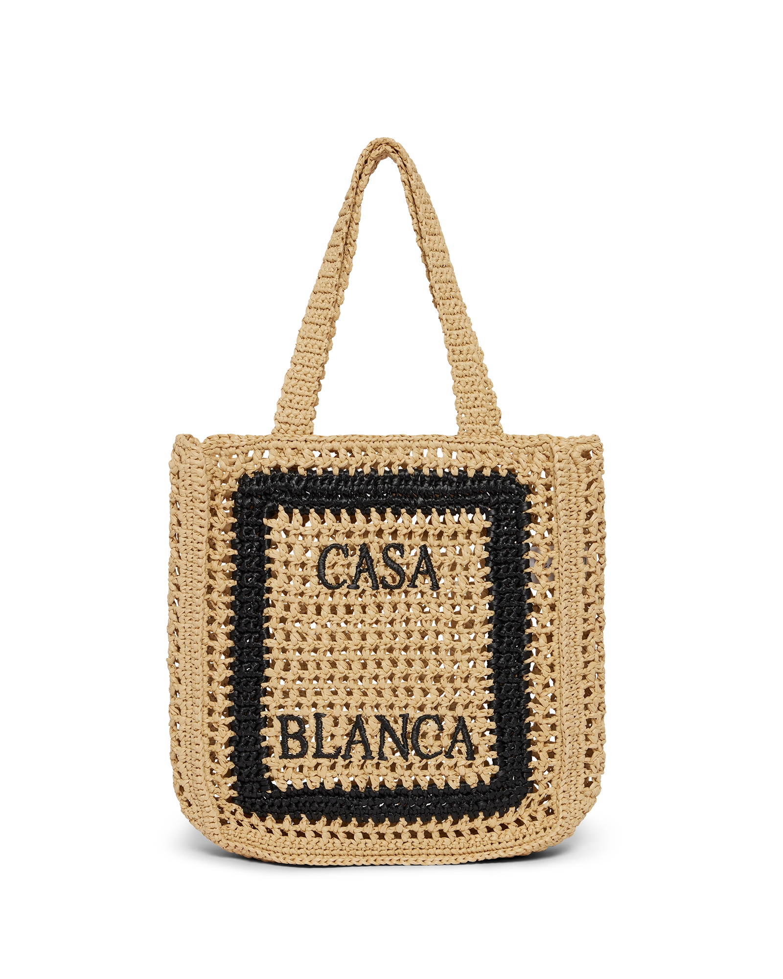 Natural Raffia Tote – Casablanca Natural Raffia Tote – Casablanca