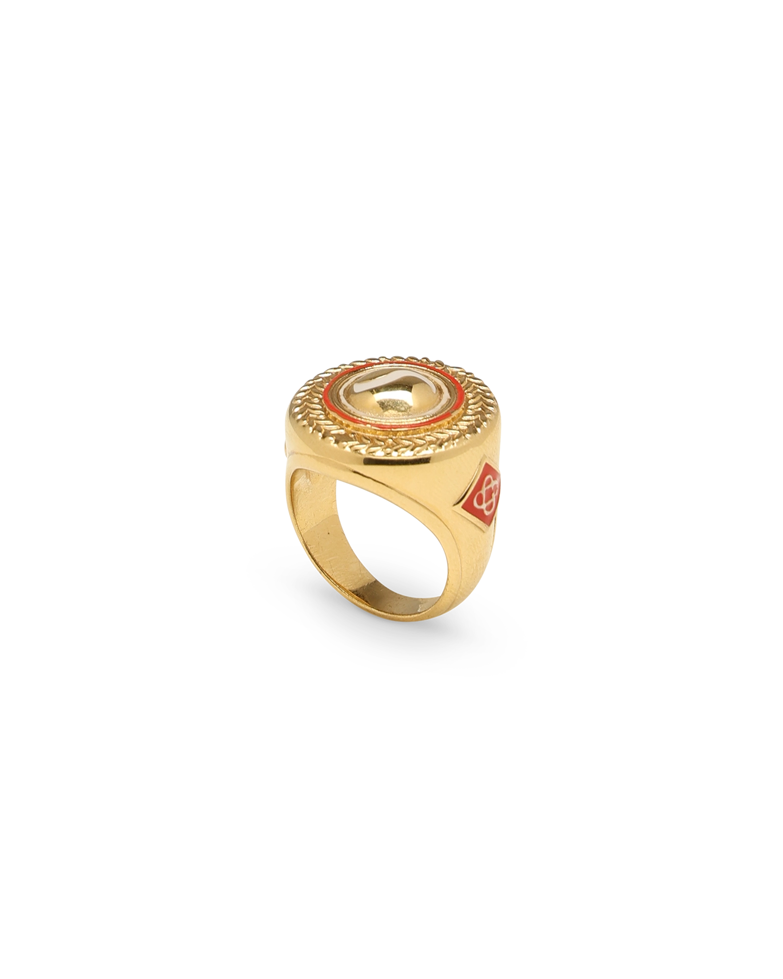 Sports Medallion Ring | Casablanca Paris Sports Medallion Ring | Casablanca Paris