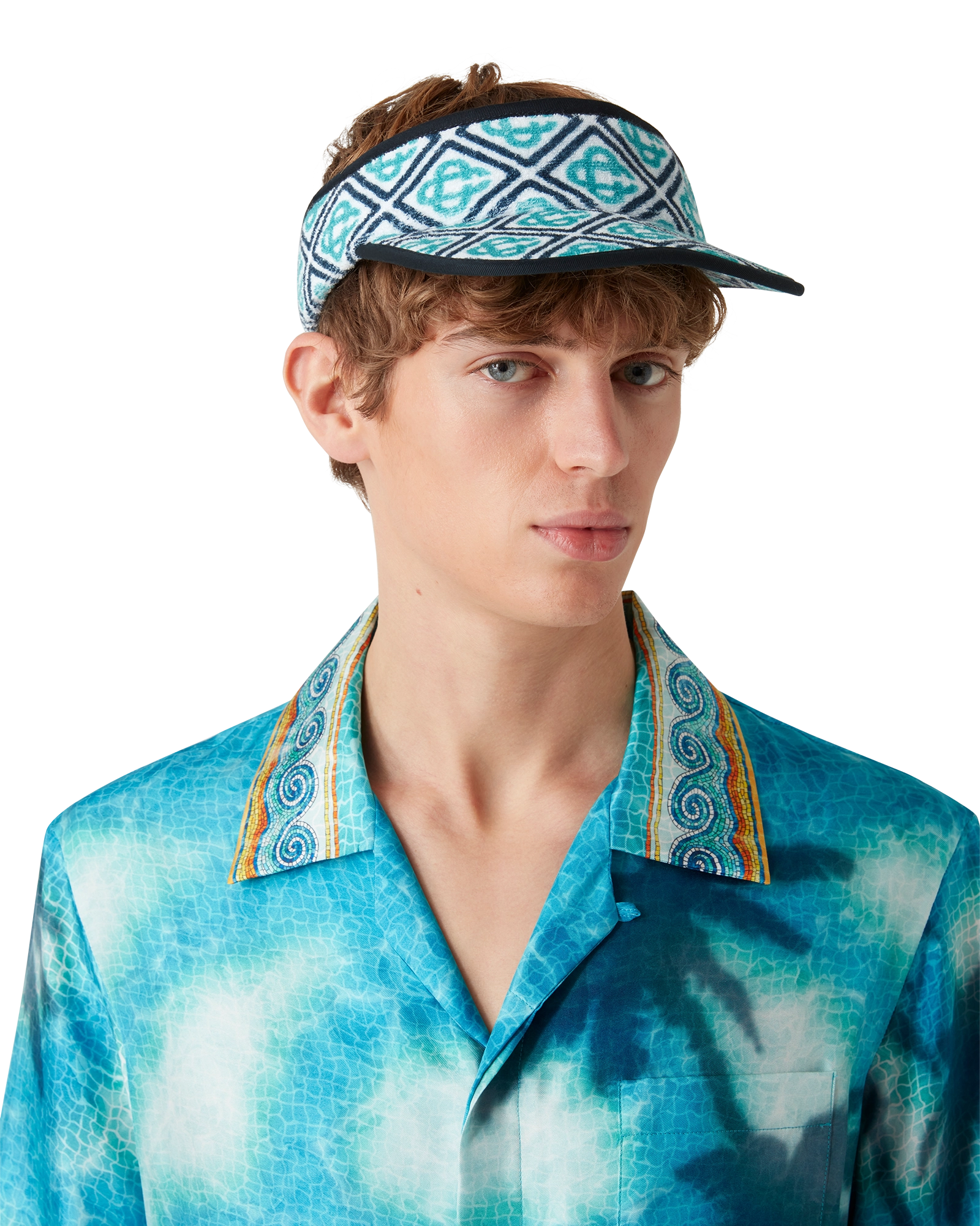 Monogram Towelling Visor | Casablanca Paris