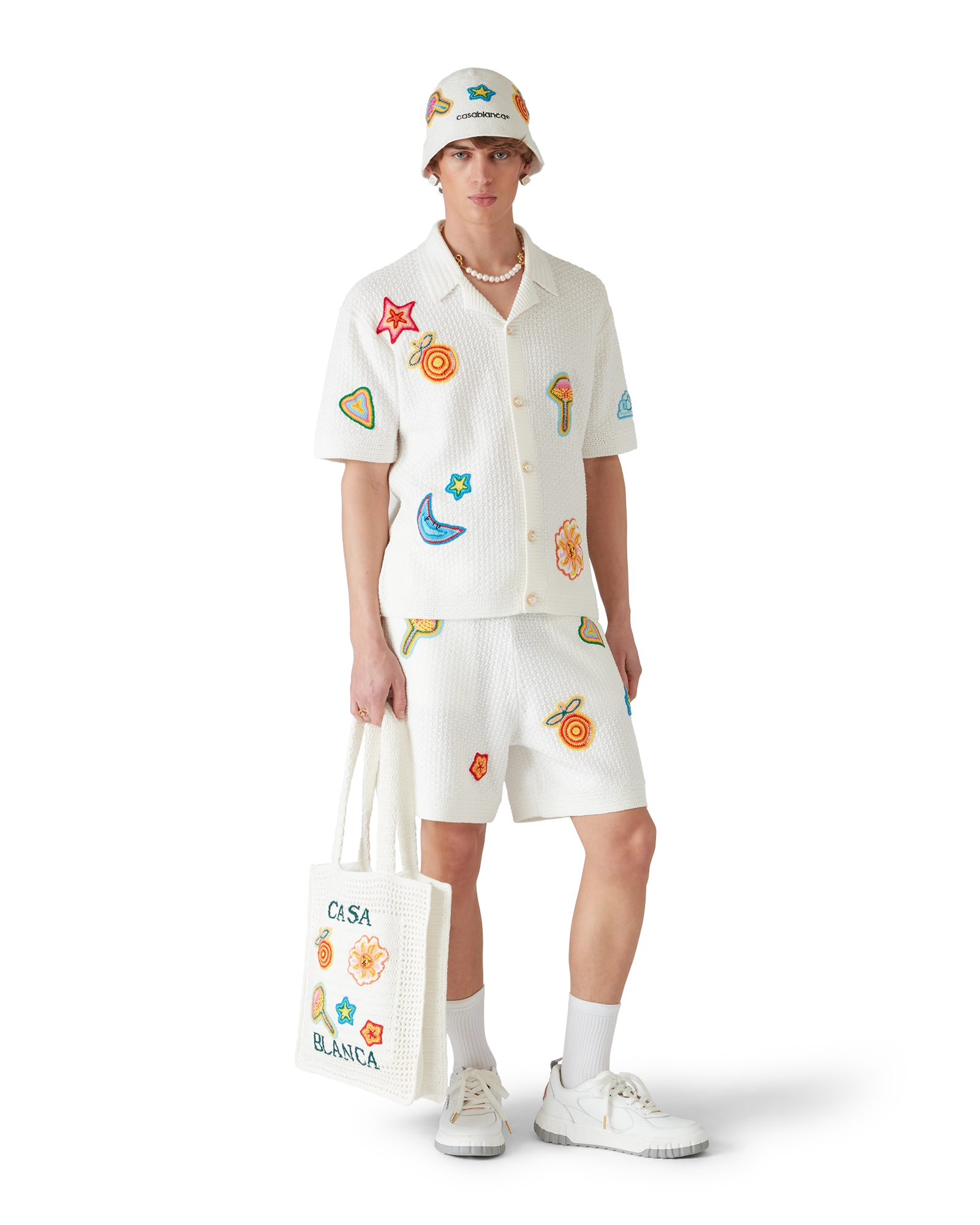 Motif Crochet Hat | Casablanca Paris