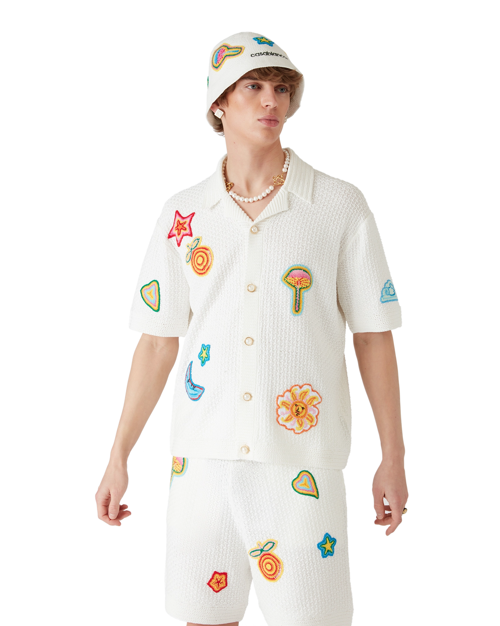 Motif Crochet Hat | Casablanca Paris