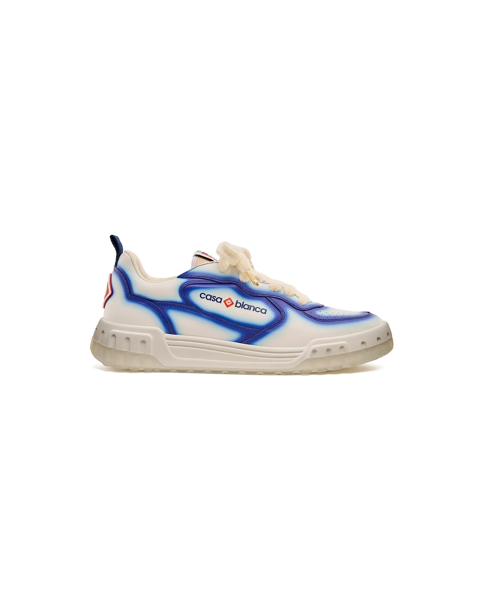 Men's Court Blue Fade Sneaker | Casablanca Paris Men's Court Blue Fade Sneaker | Casablanca Paris