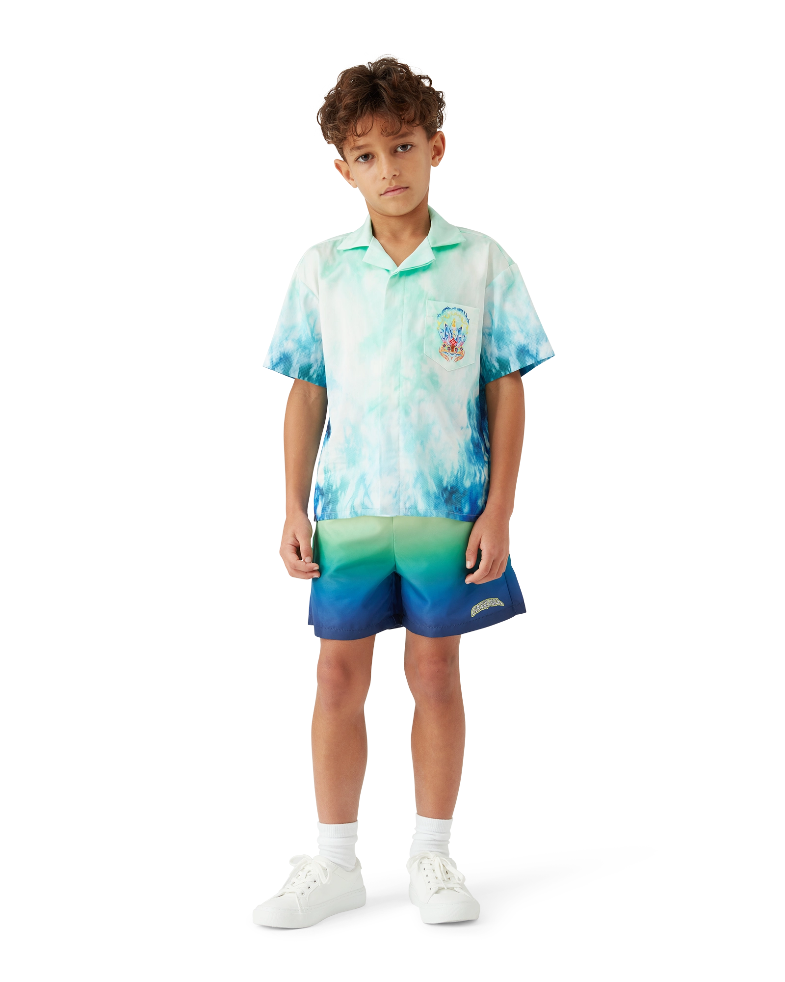 Children's Surf Lotus Short Sleeve Shirt – Casablanca