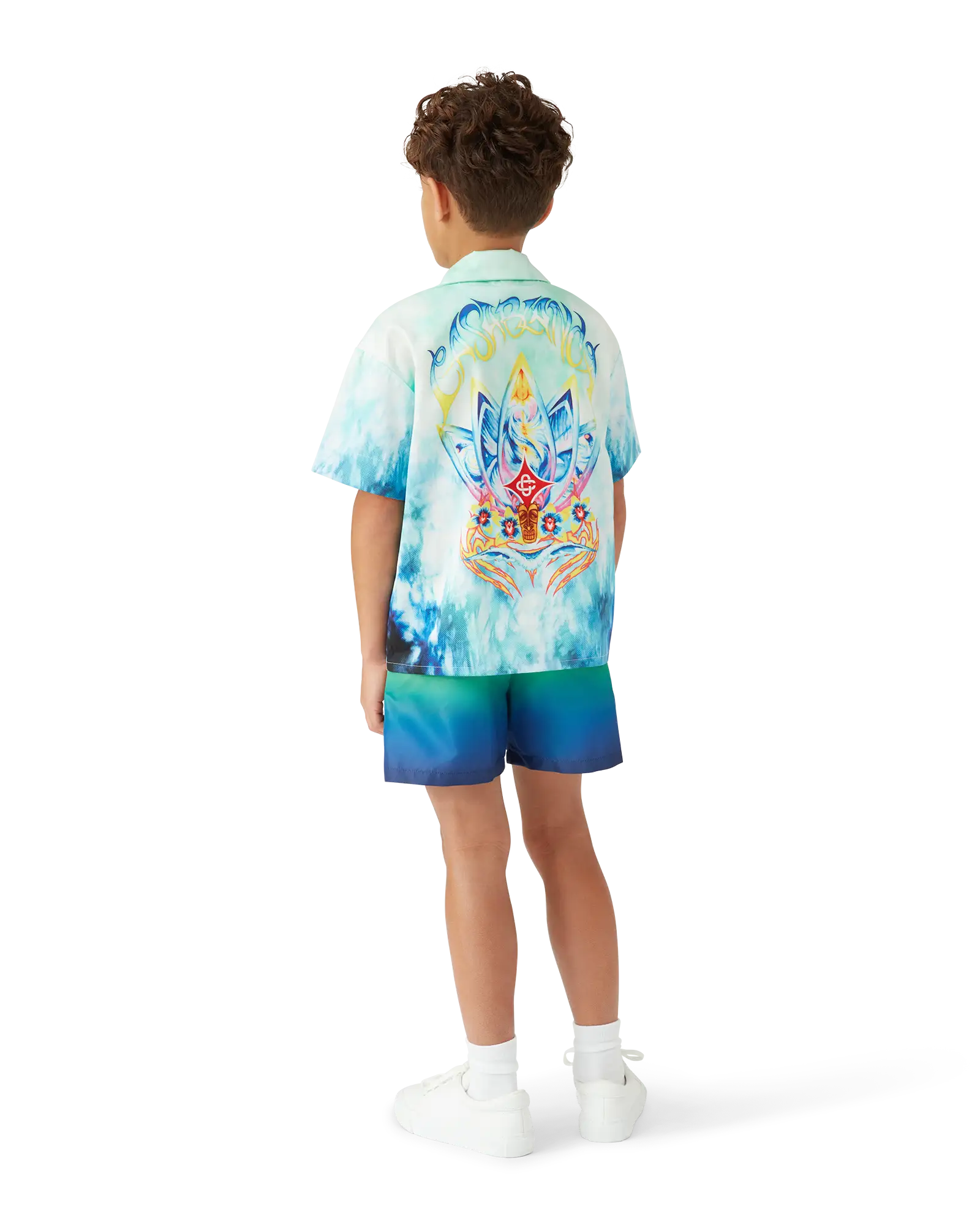 Children's Surf Lotus Short Sleeve Shirt – Casablanca
