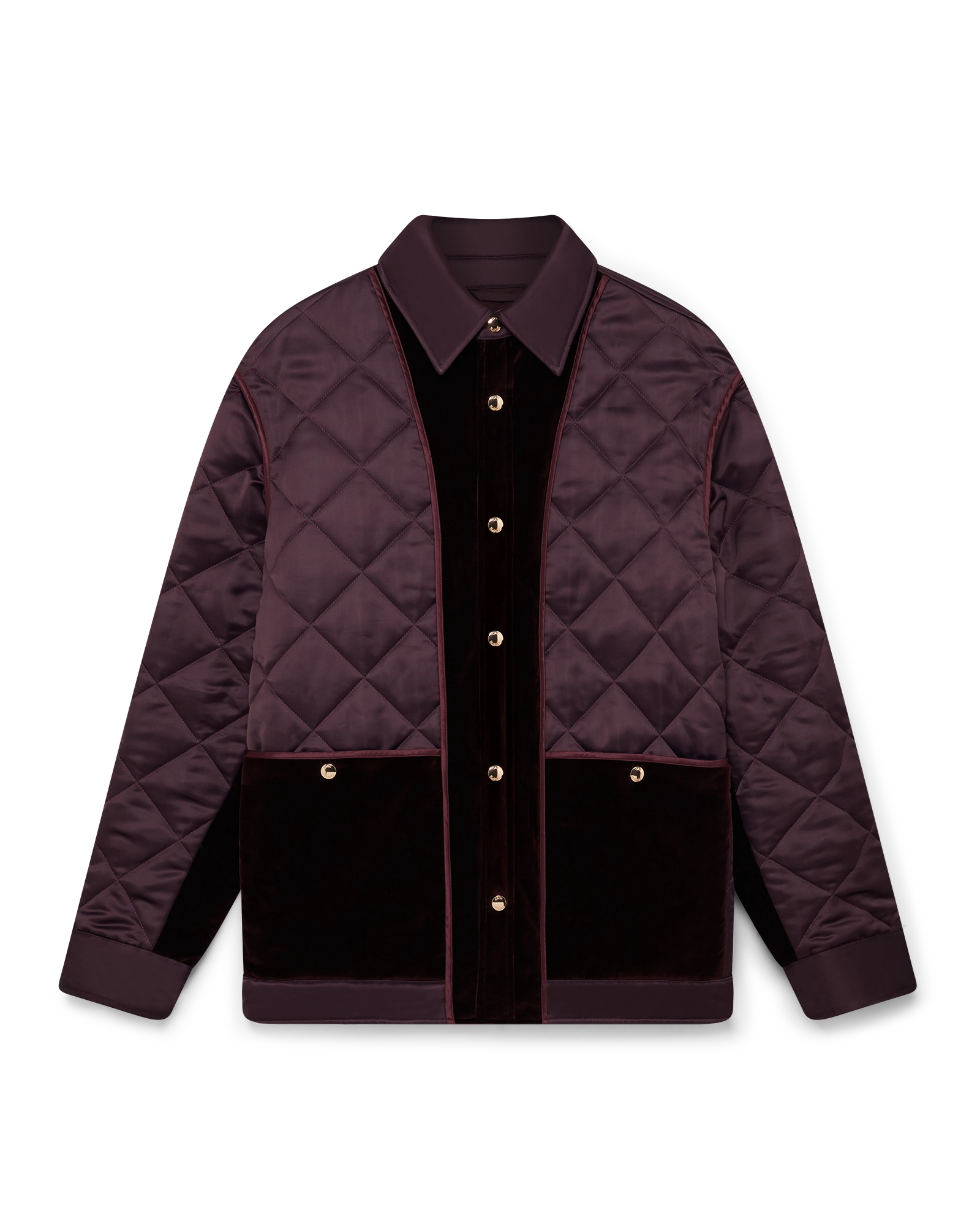 Satin Quilted Jacket | Casablanca Paris