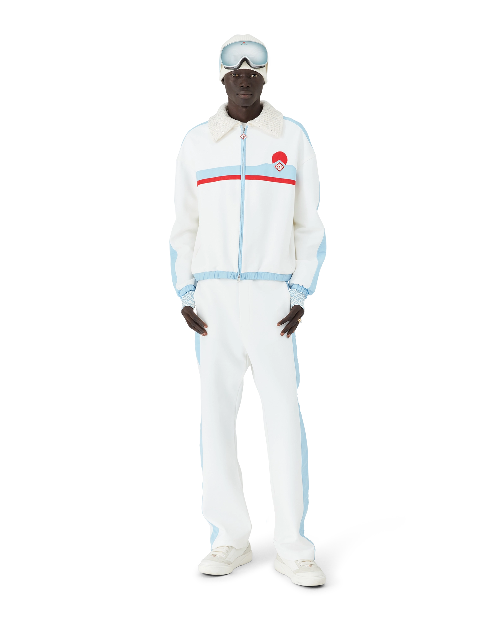 Men's Hybrid Ski Track Jacket | Casablanca Paris