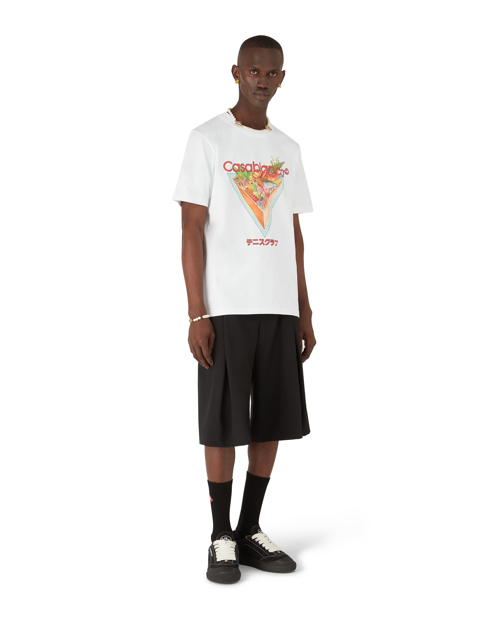 Tennis Club Icon Short Sleeve T-Shirt | Casablanca Paris