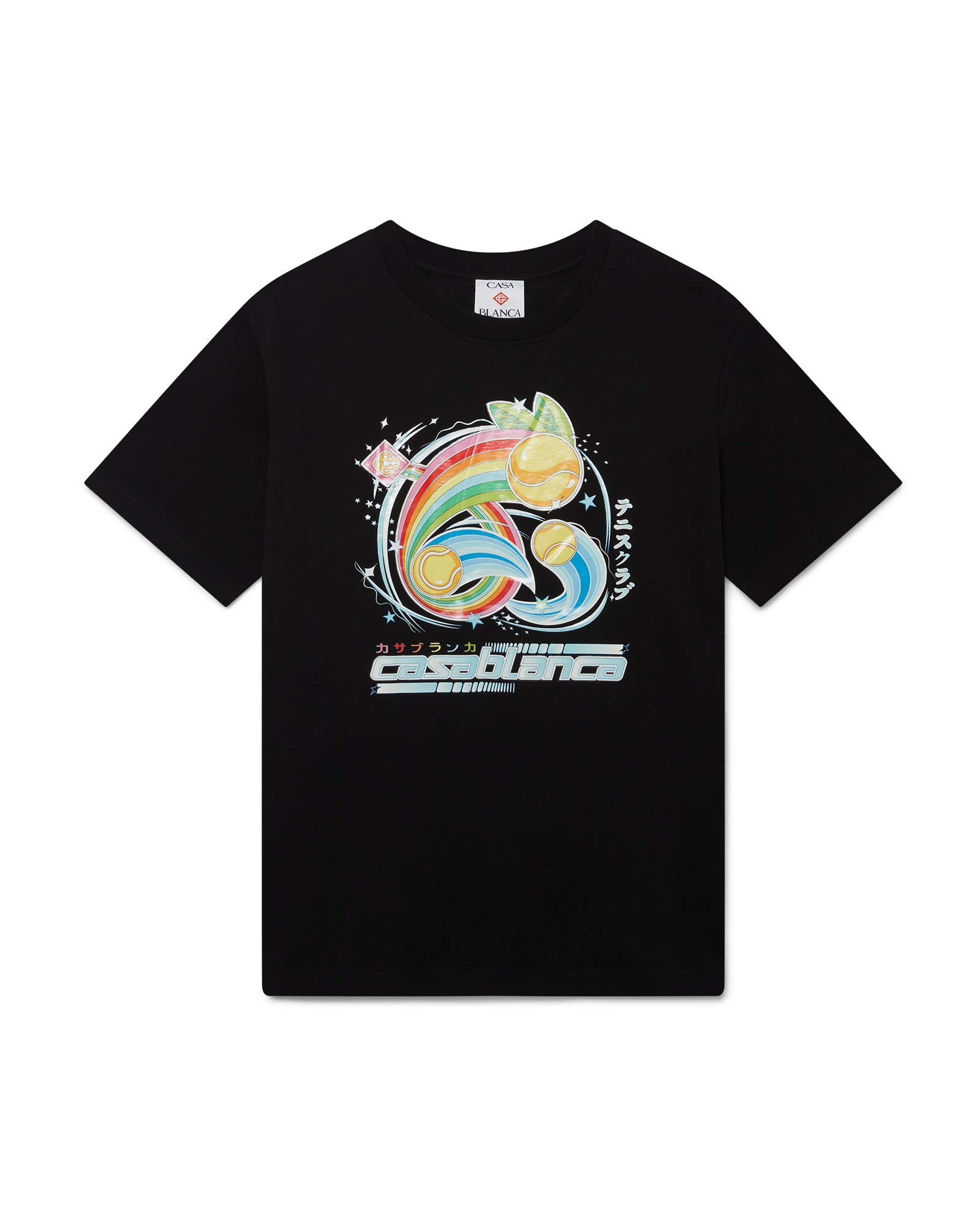 Manga Tennis Ball Short Sleeve T-Shirt | Casablanca Paris Manga Tennis Ball Short Sleeve T-Shirt | Casablanca Paris