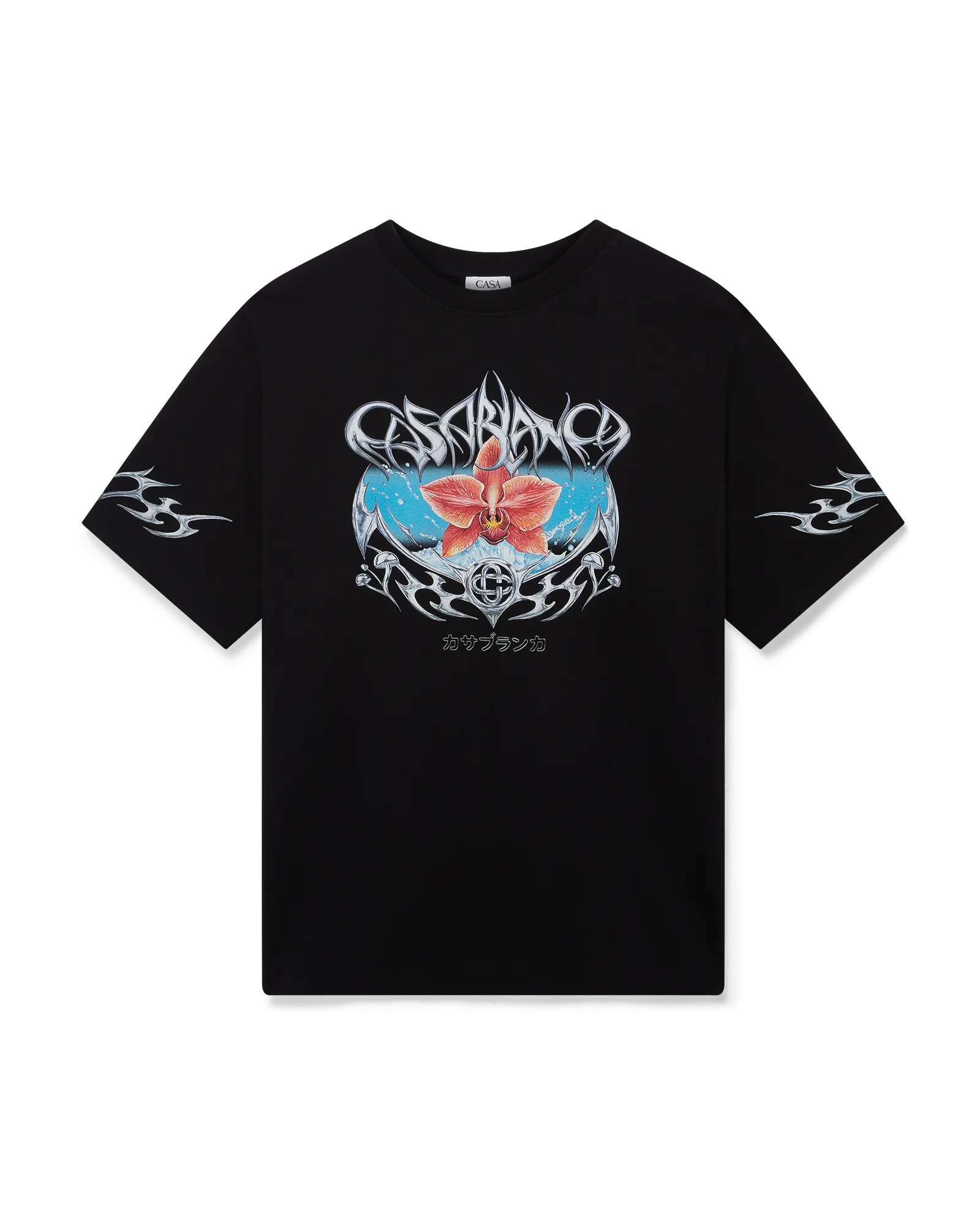 Blades Oversized Short Sleeve T-Shirt | Casablanca Paris Blades Oversized Short Sleeve T-Shirt | Casablanca Paris