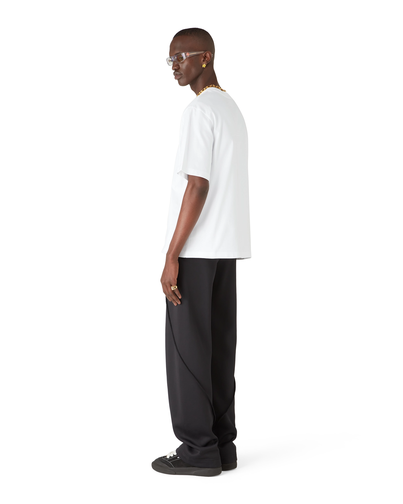 Casablanca Chrome Oversized Short Sleeve T-Shirt | Casablanca Paris