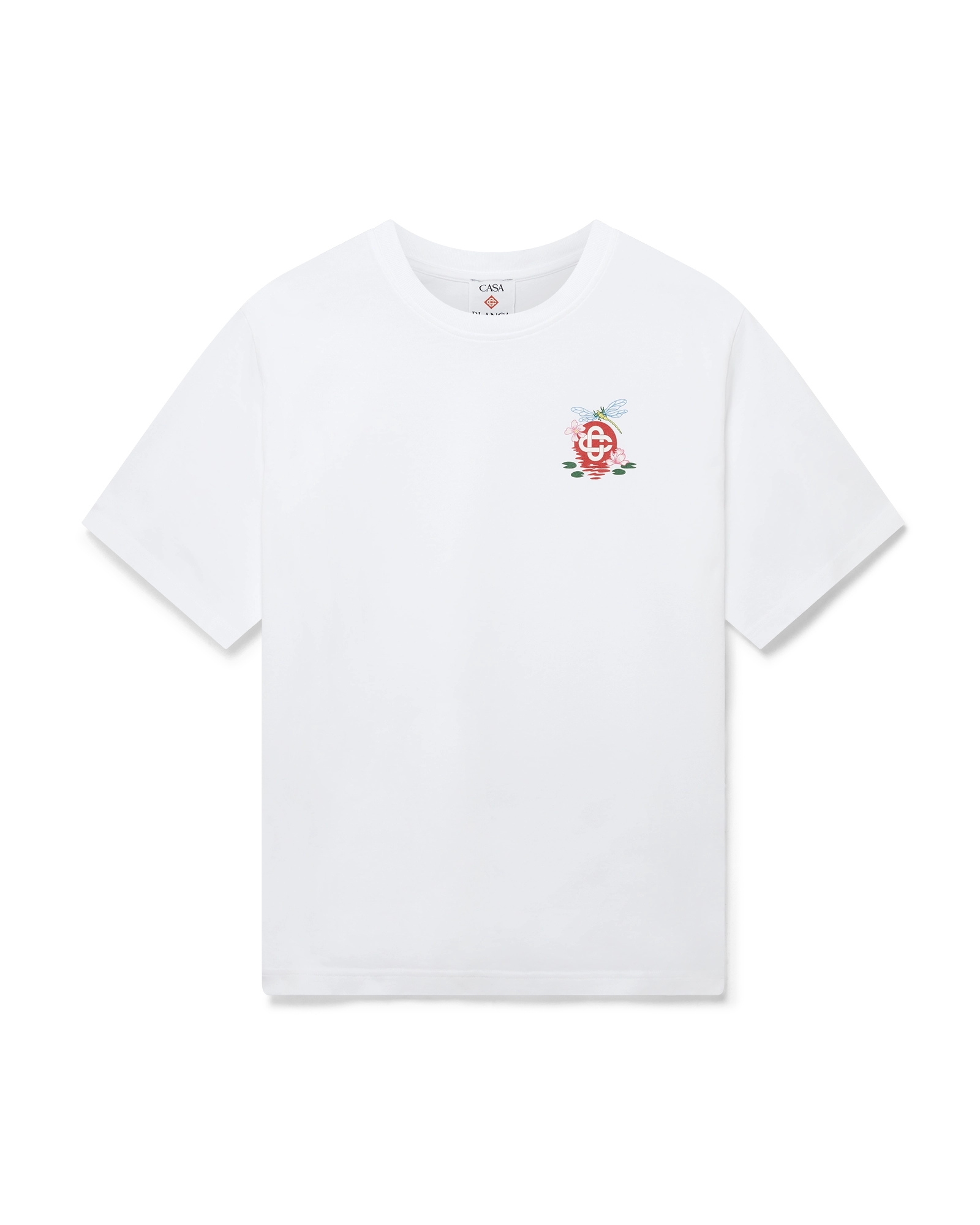 Dragonfly Floral Oversized Short Sleeve T-Shirt | Casablanca Paris Dragonfly Floral Oversized Short Sleeve T-Shirt | Casablanca Paris