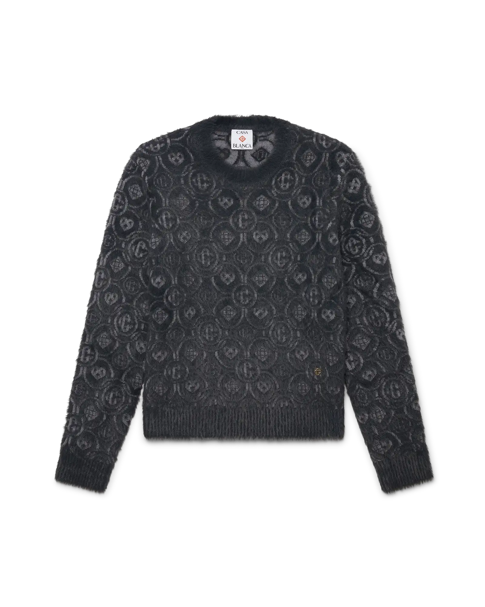 Fluffy Monogram Jumper | Casablanca Paris