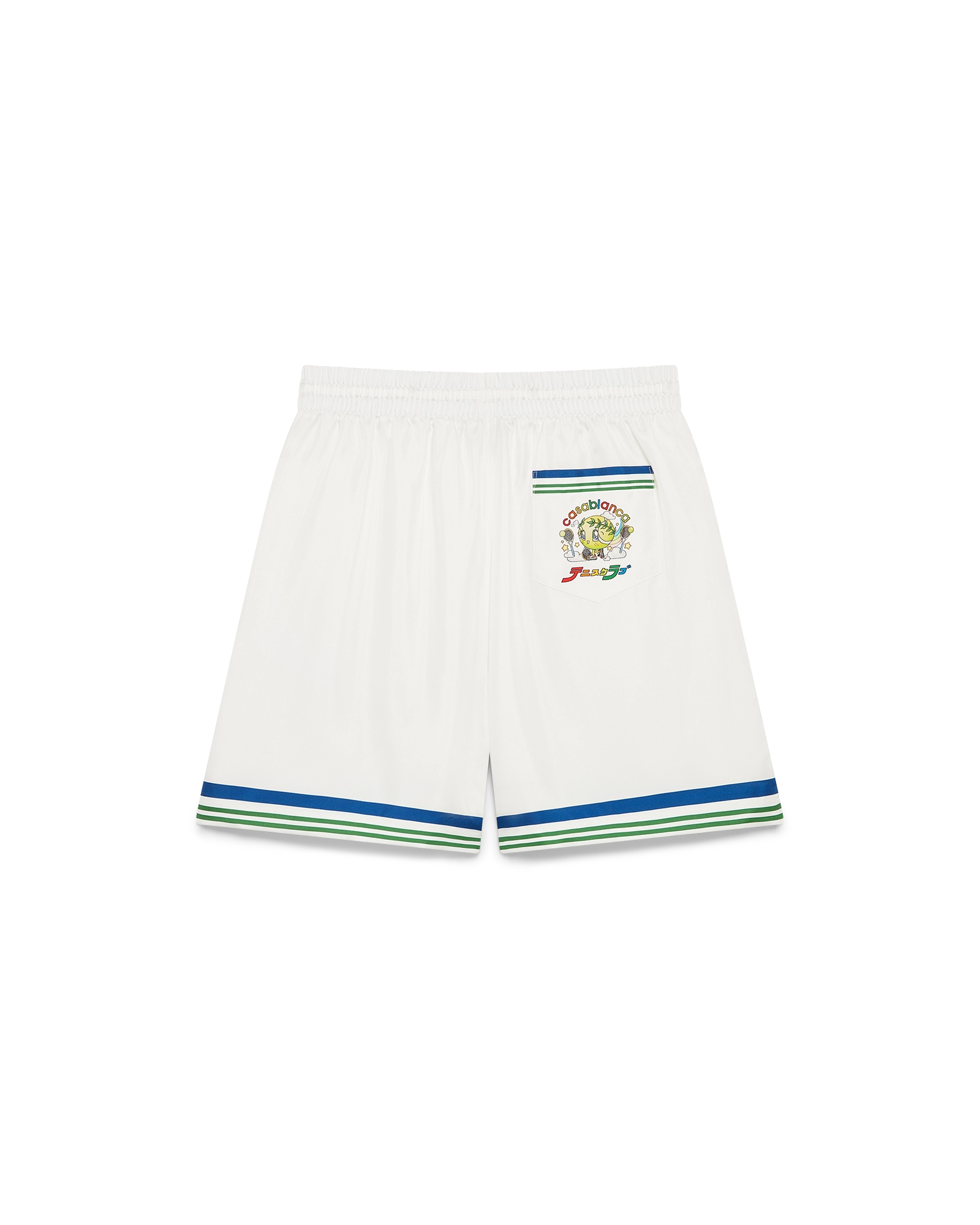 Tennis Club Icon Silk Twill Shorts | Casablanca Paris
