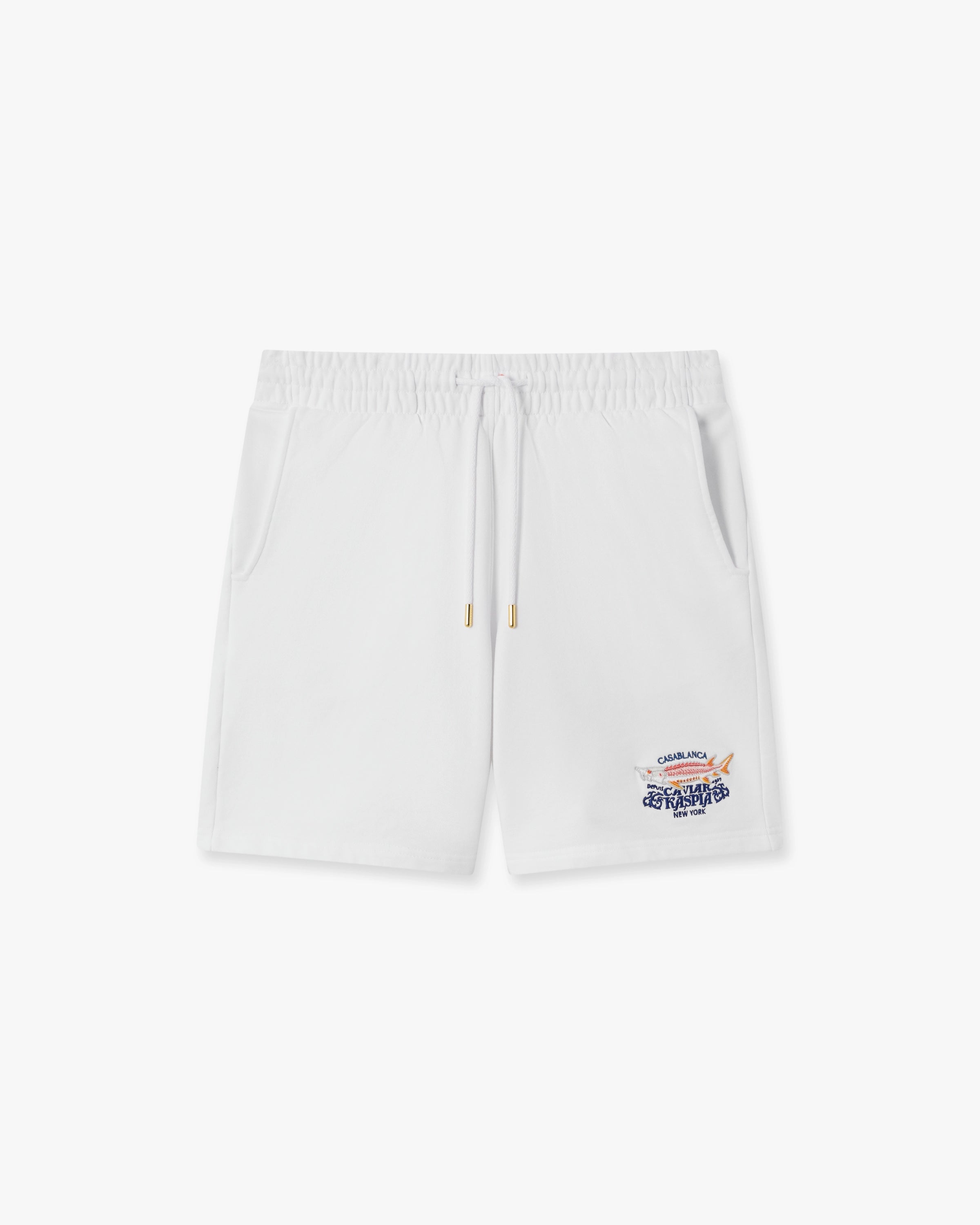 White Casa x Kaspia New York Printed Sweatshort | Casablanca Paris