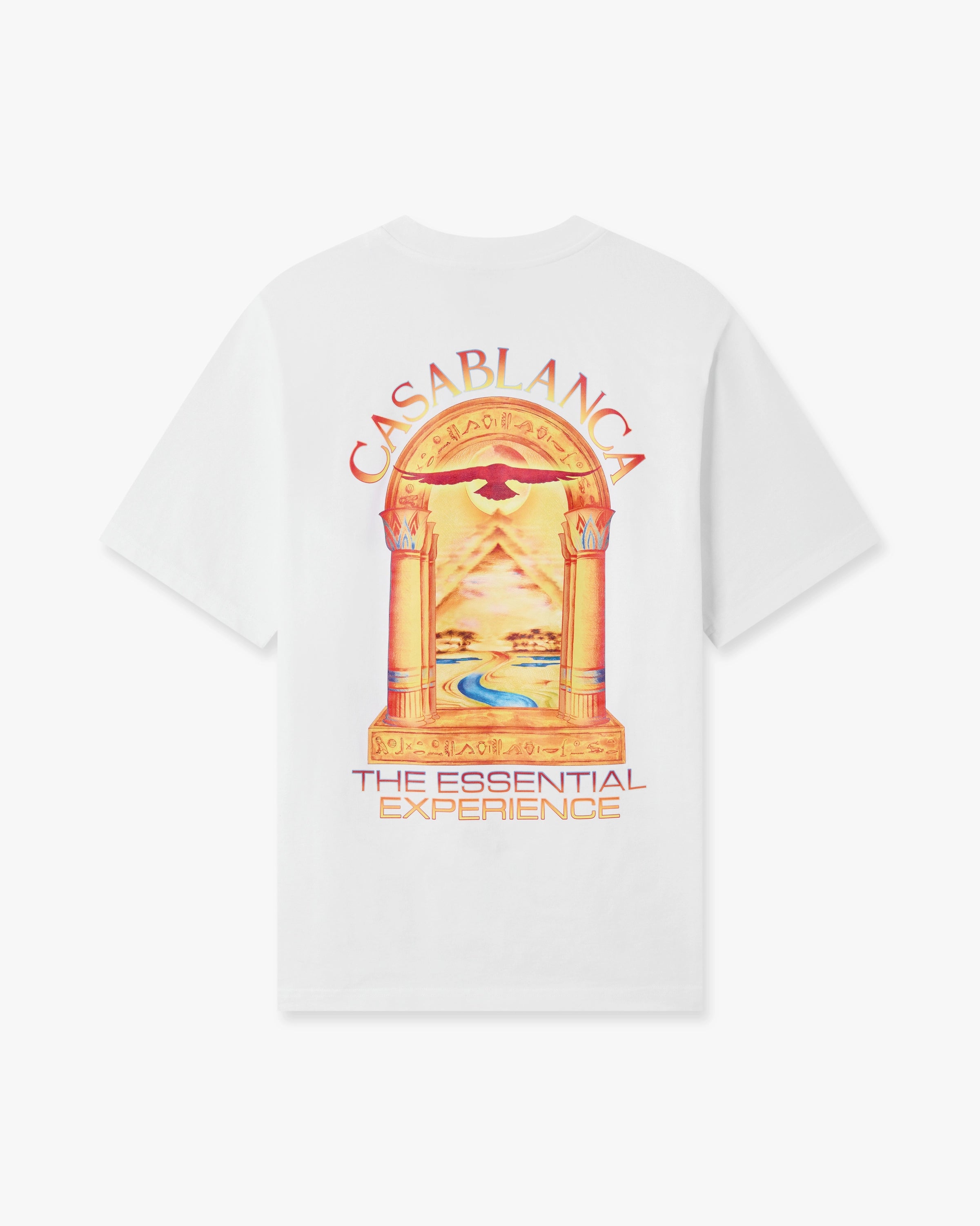 White Hermons Mirage L'Arche Short Sleeve T-Shirt | Casablanca Paris