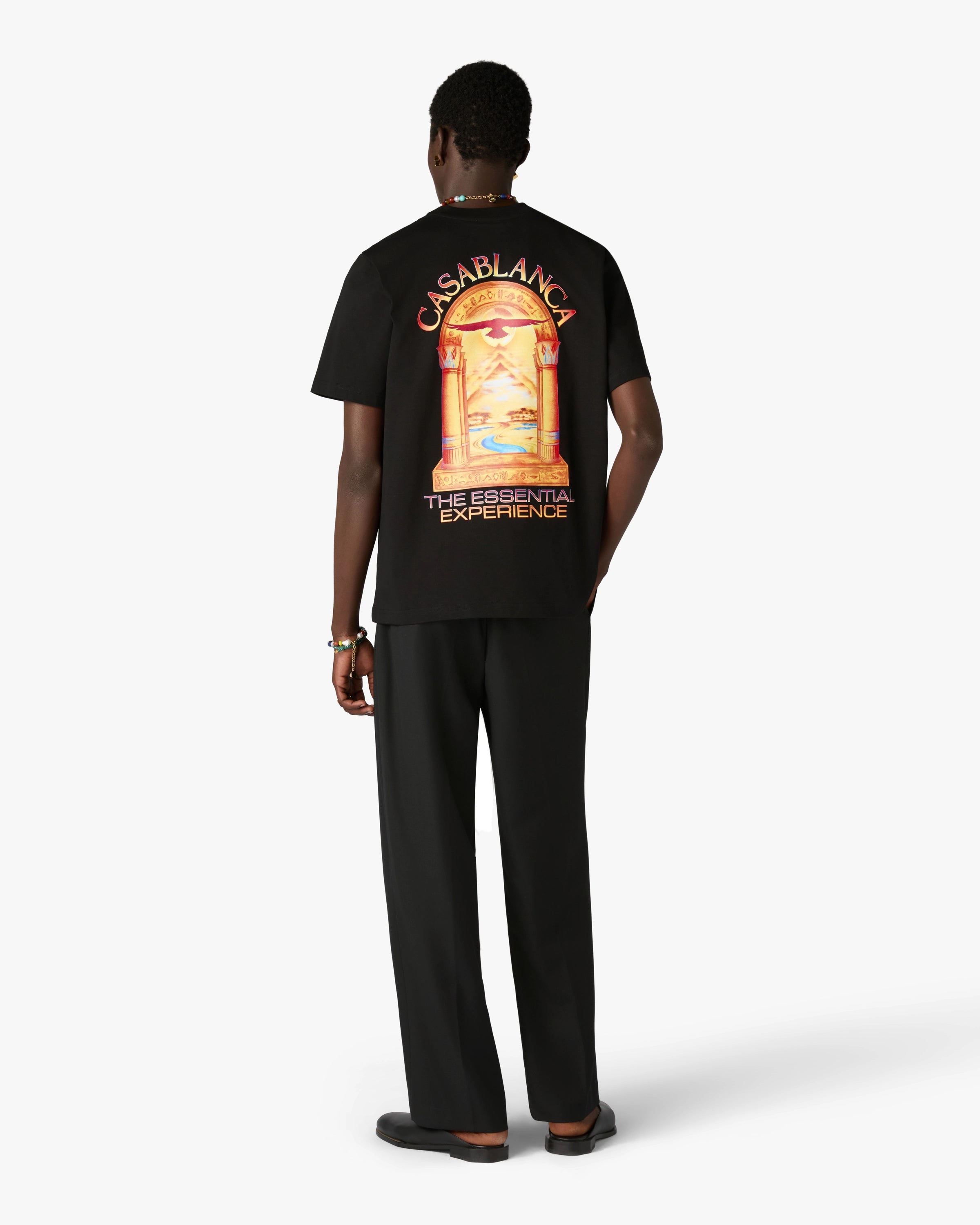 CLUB SAKEROMITAI Tシャツ Moca M Black Hermons Mirage L'Arche Short Sleeve T-Shirt | Casablanca Paris