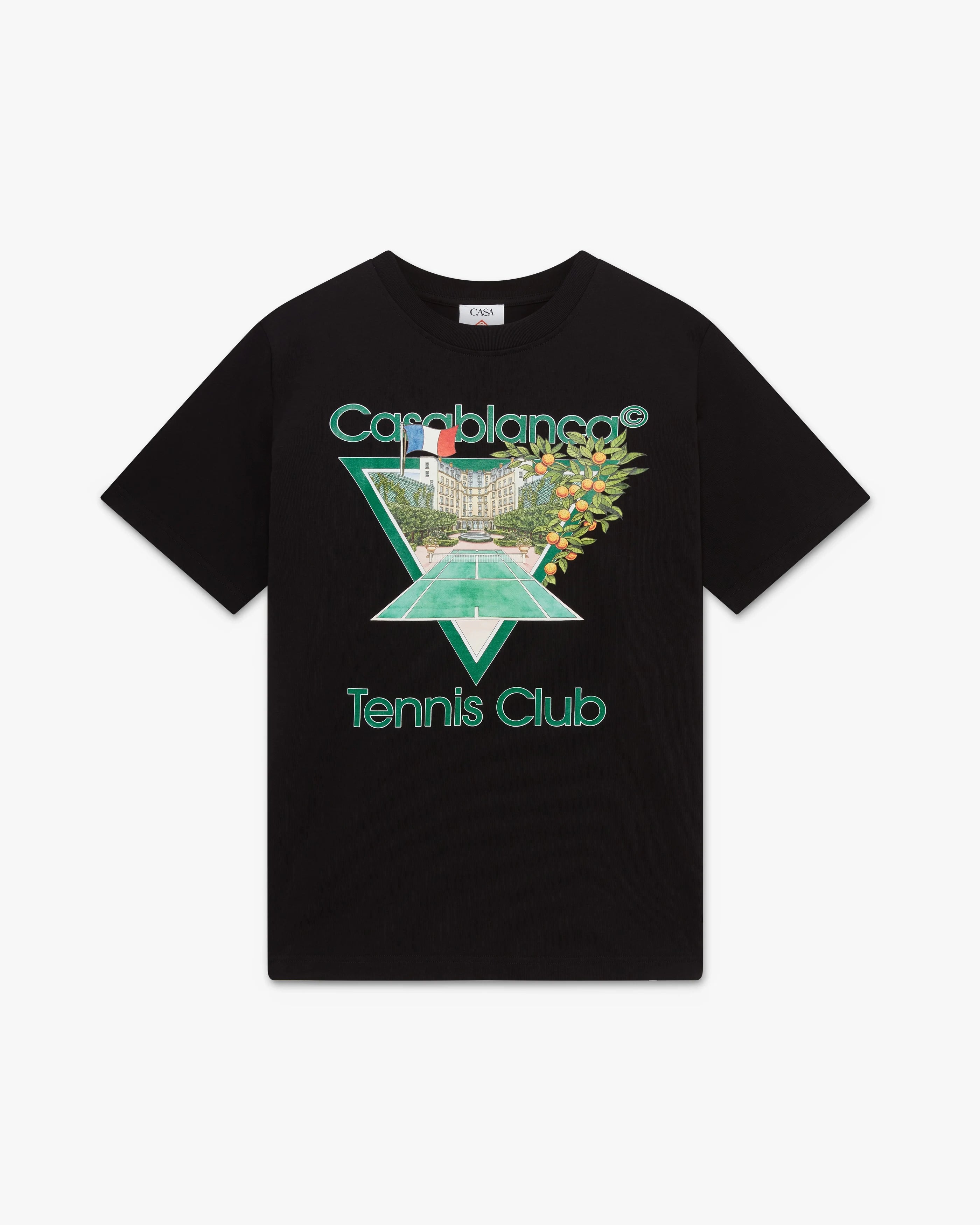 Black Casablanca Pool Short Sleeve T-Shirt