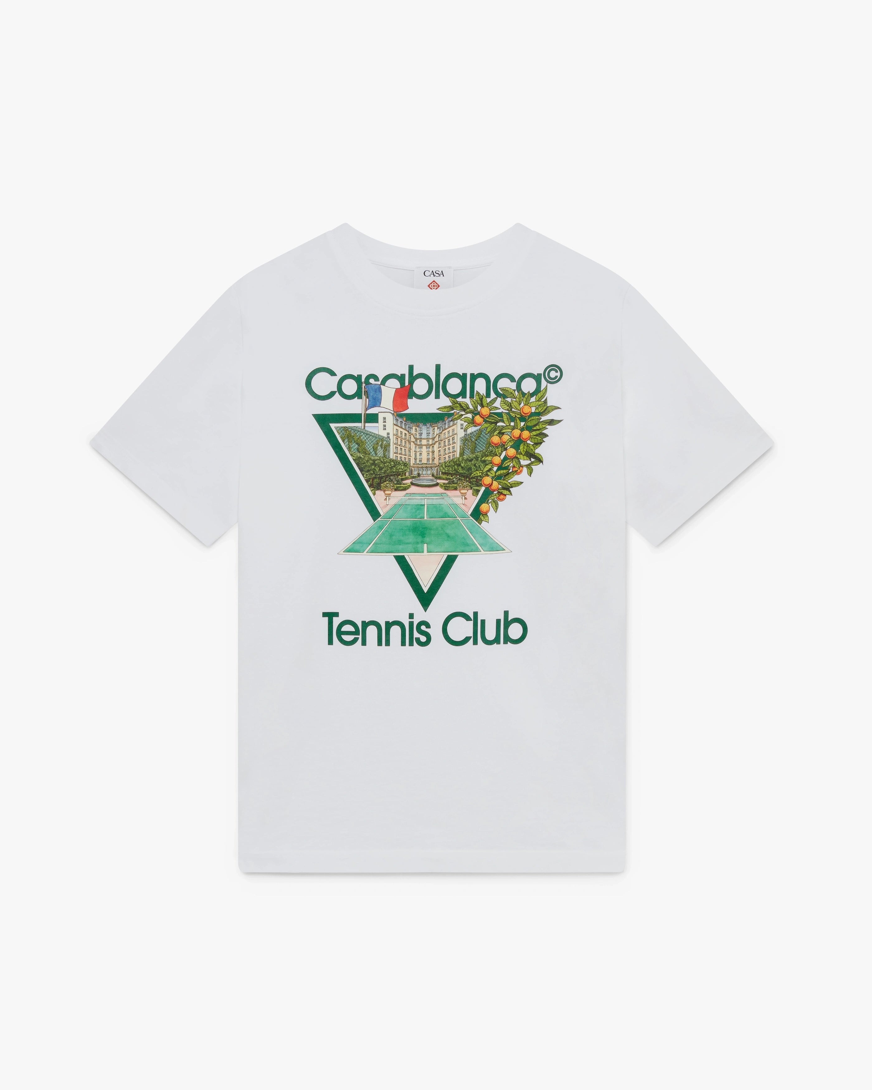 White Tennis Club Icon Short Sleeve T-Shirt – Casablanca