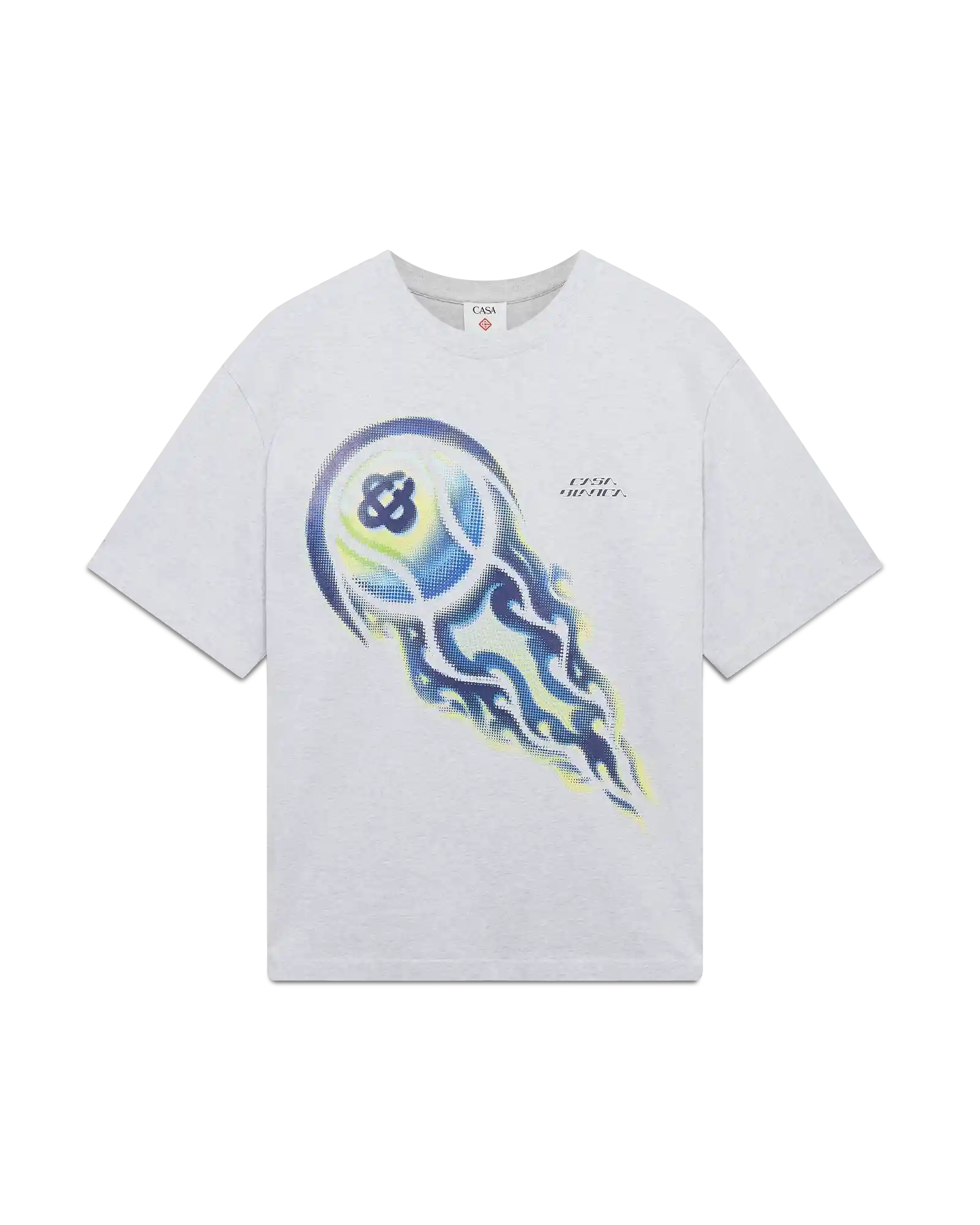 Flaming Tennis Ball Oversized Short Sleeve Short Sleeve T-shirt