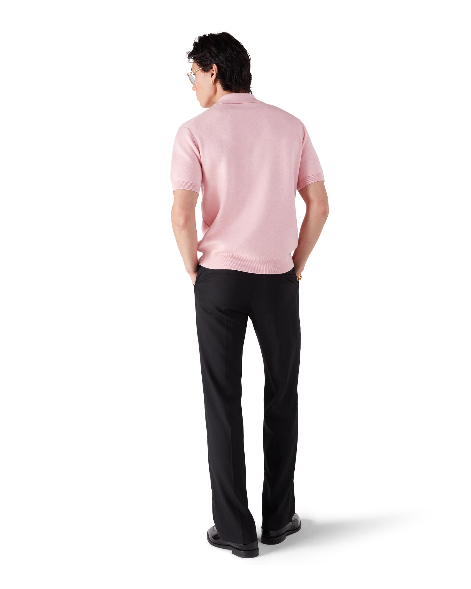 Double Face Short Sleeve Polo Shirt – Casablanca