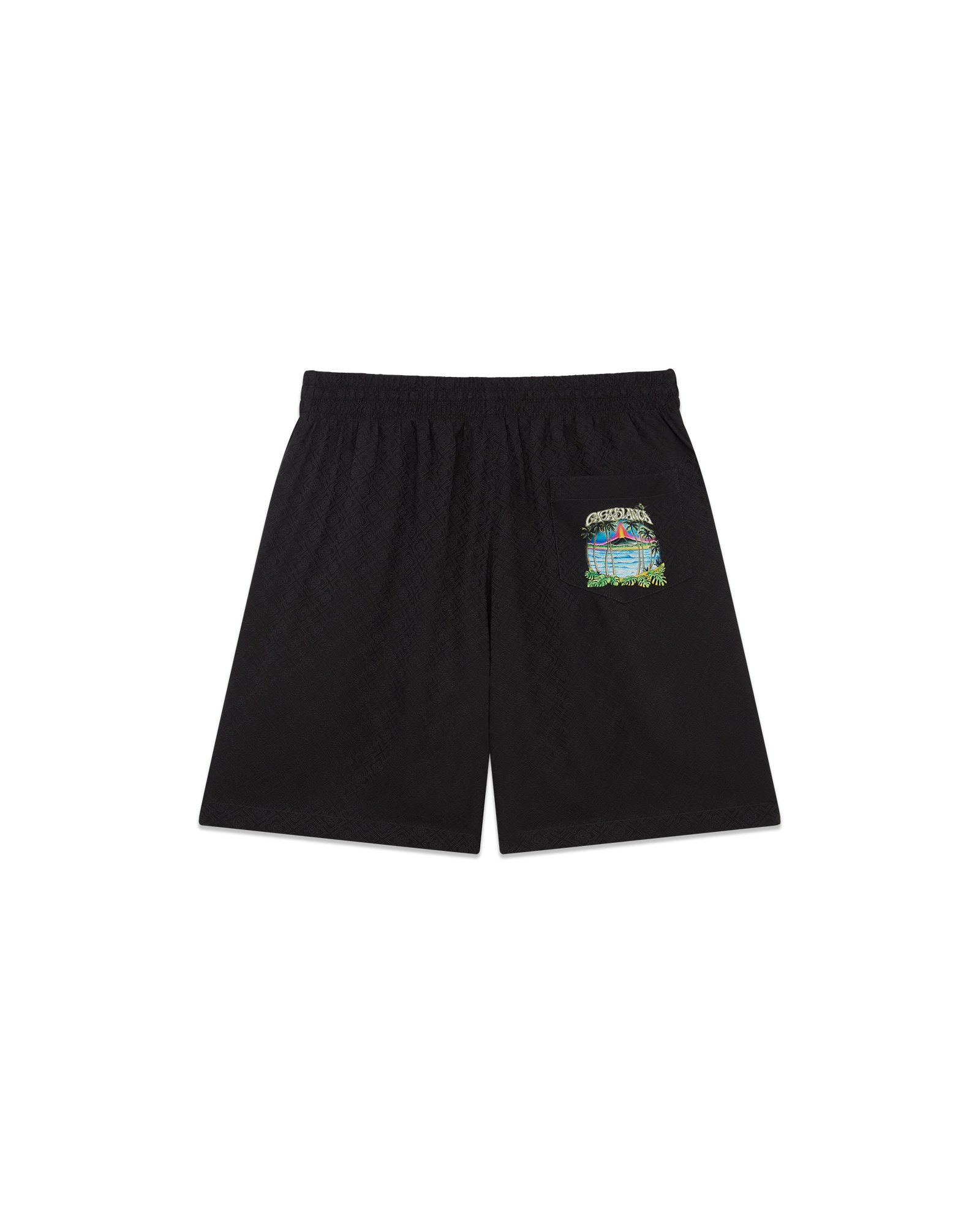 Volcano Jacquard Silk Shorts – Casablanca