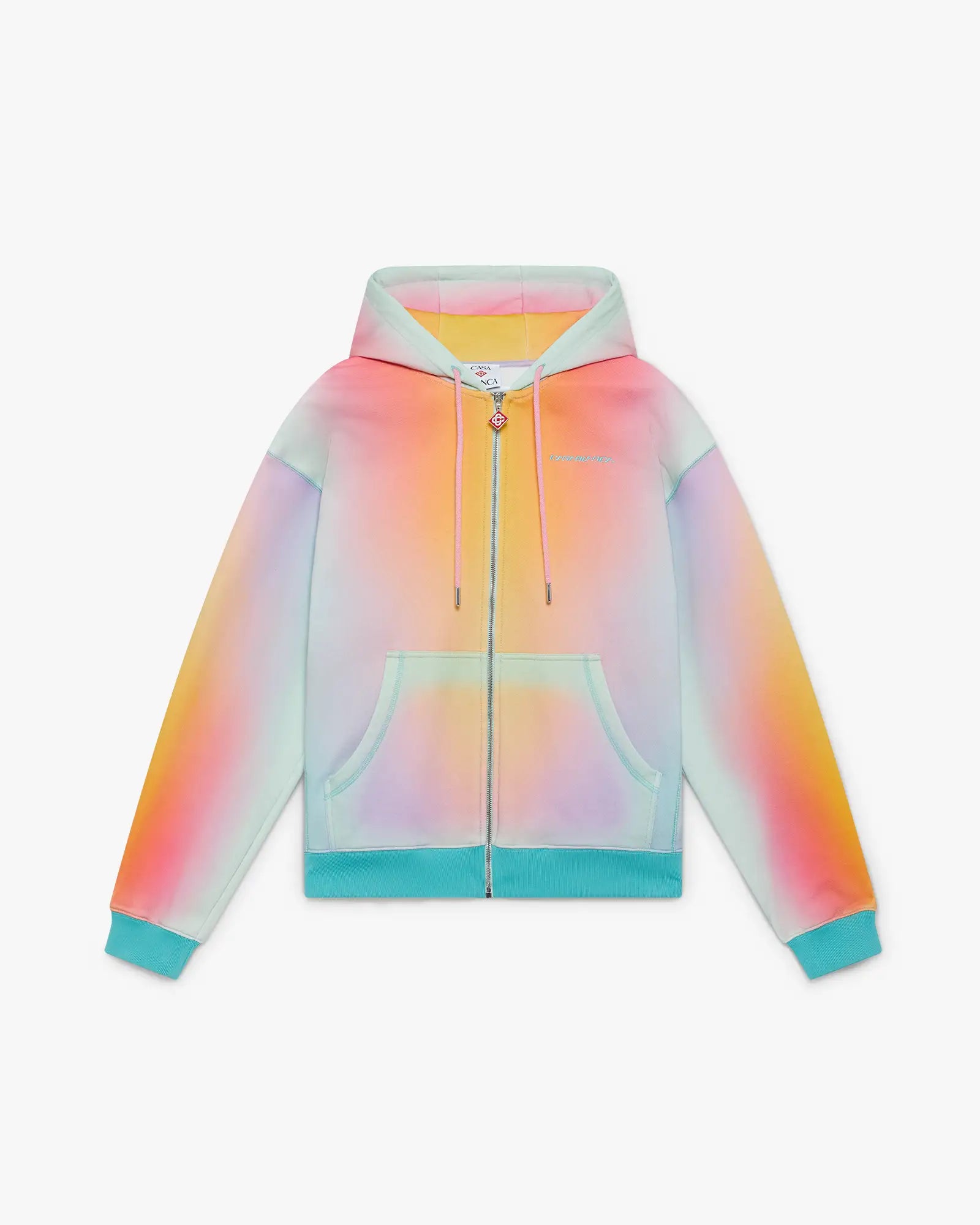 Glass Zip Up Hooded Sweatshirt – Casablanca