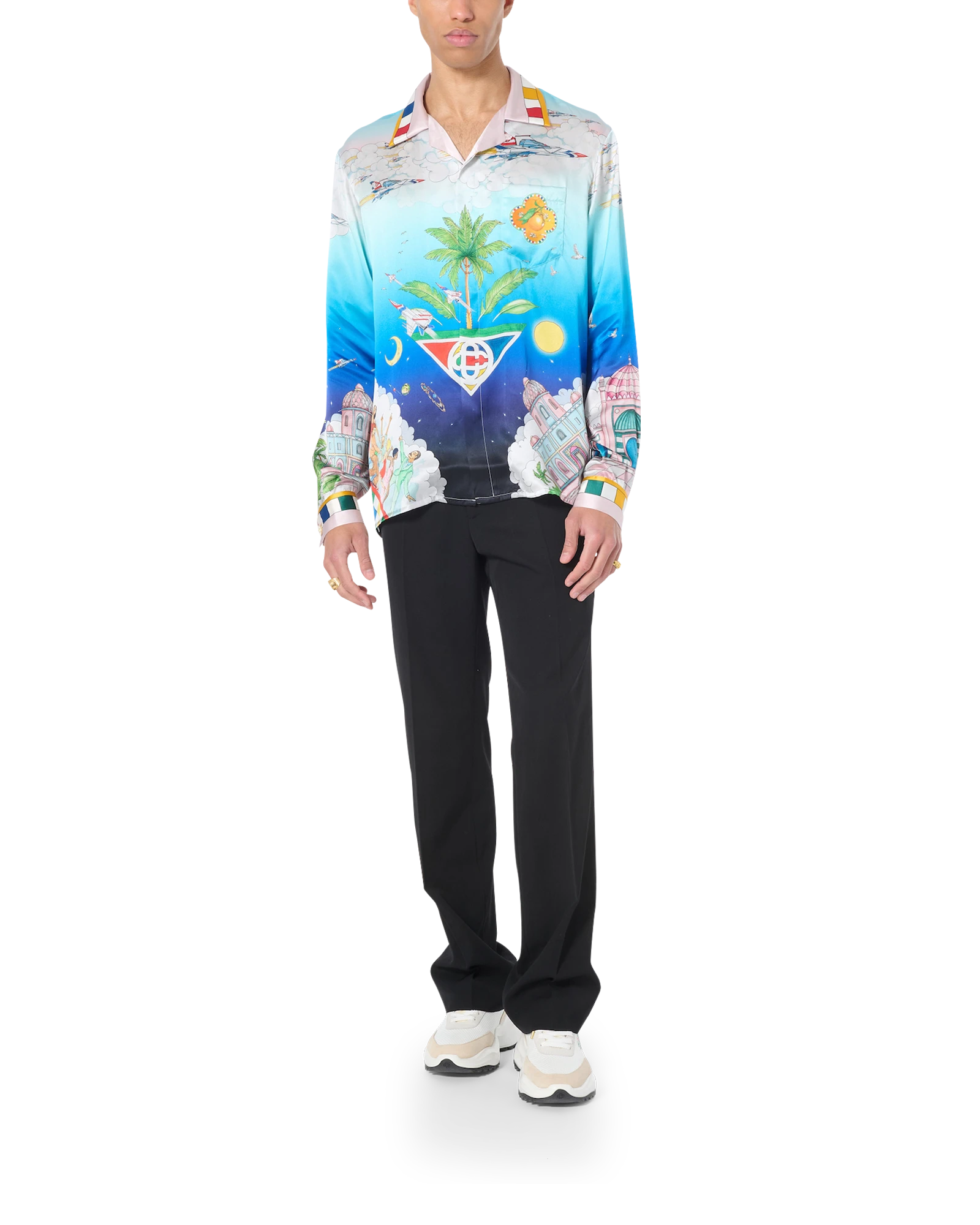 Les Dimensions Silk Shirt | Casablanca Paris