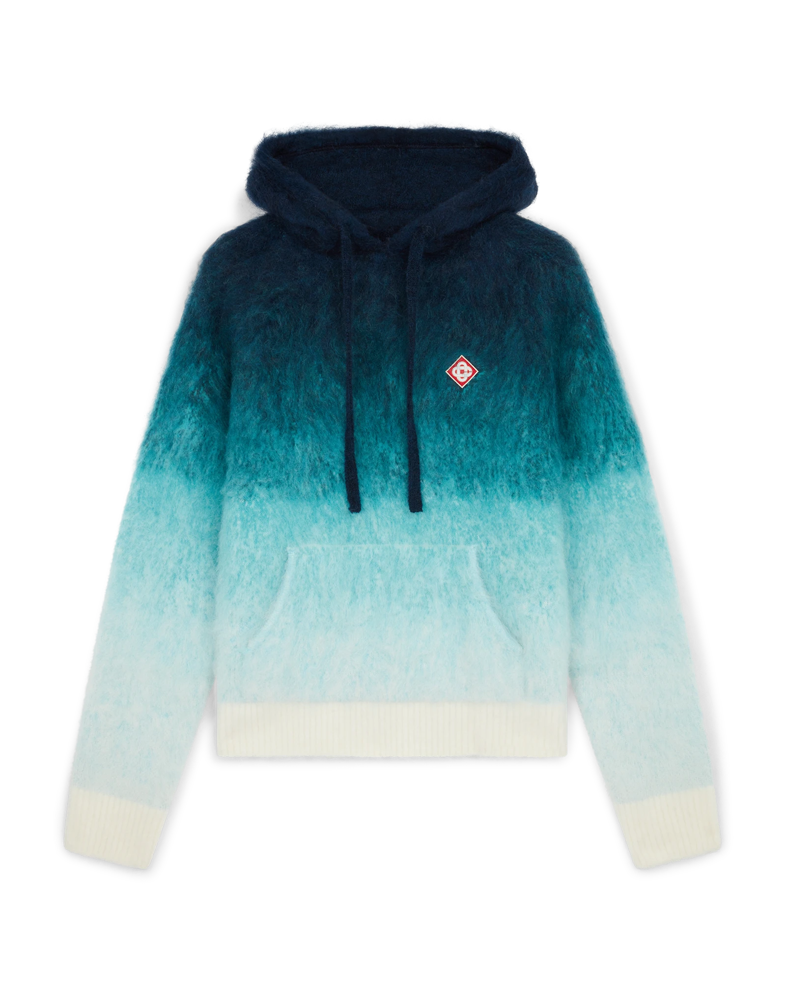 Gradient Mohair Hooded Sweatshirt | Casablanca Paris Gradient Mohair Hooded Sweatshirt | Casablanca Paris