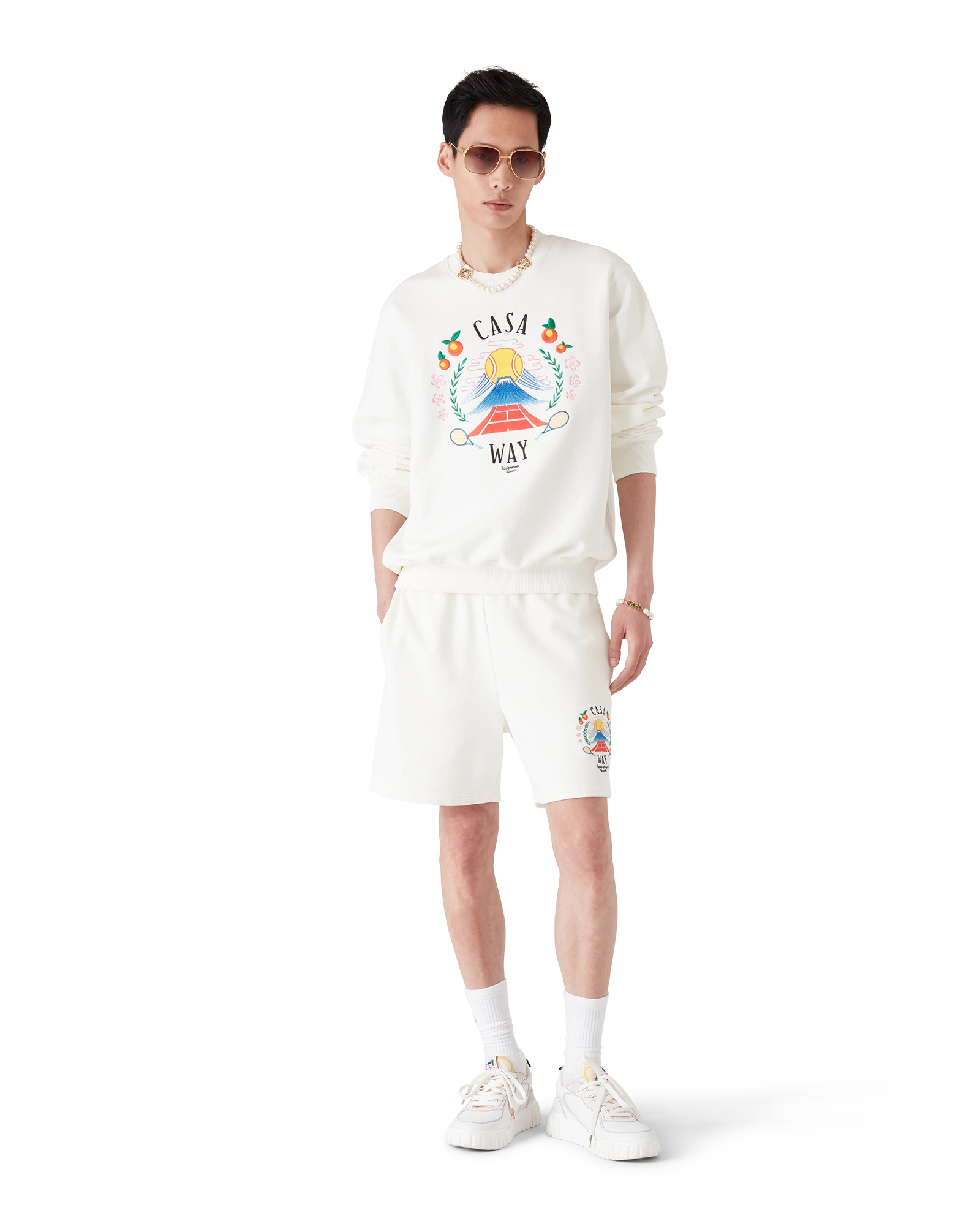 Casa Way Mountain Sweatshirt | Casablanca Paris Casa Way Mountain Sweatshirt | Casablanca Paris