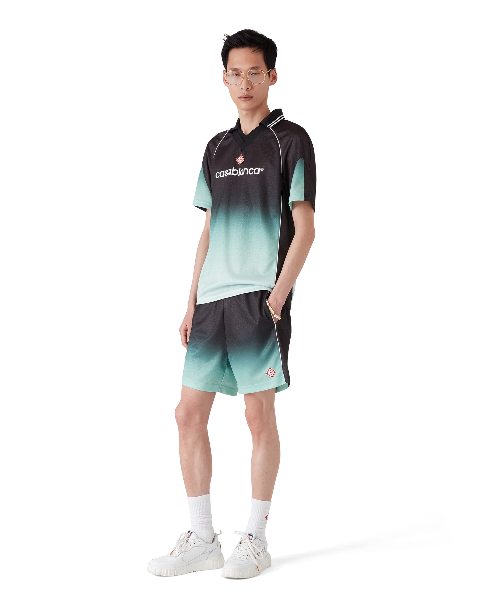 Gradient Monogram Jacquard Football Shorts – Casablanca