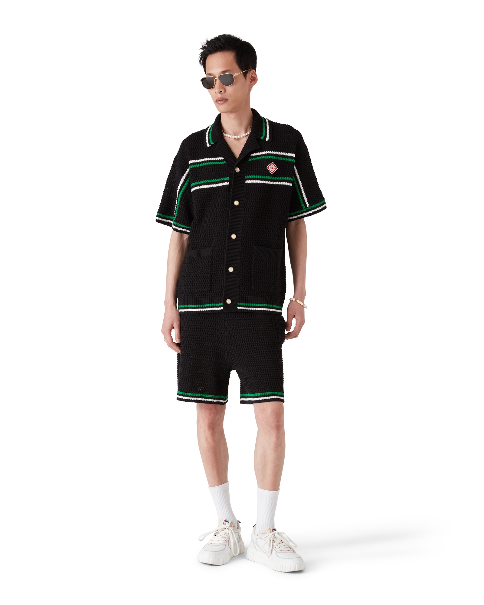 Tennis Crochet Shirt | Casablanca Paris