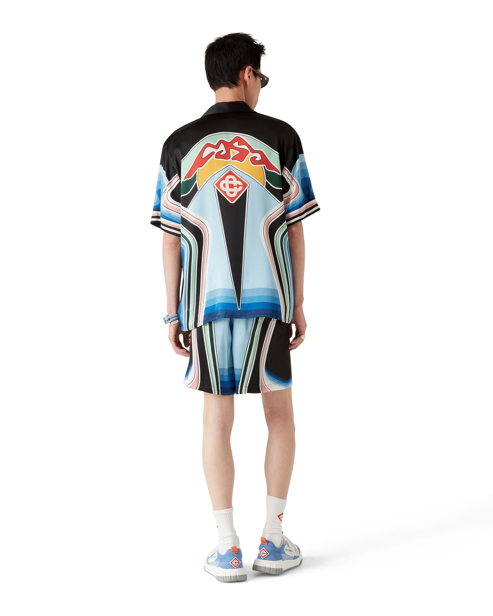 Graphic Mountain Short Sleeve Silk Shirt – Casablanca Graphic Mountain Short Sleeve Silk Shirt – Casablanca