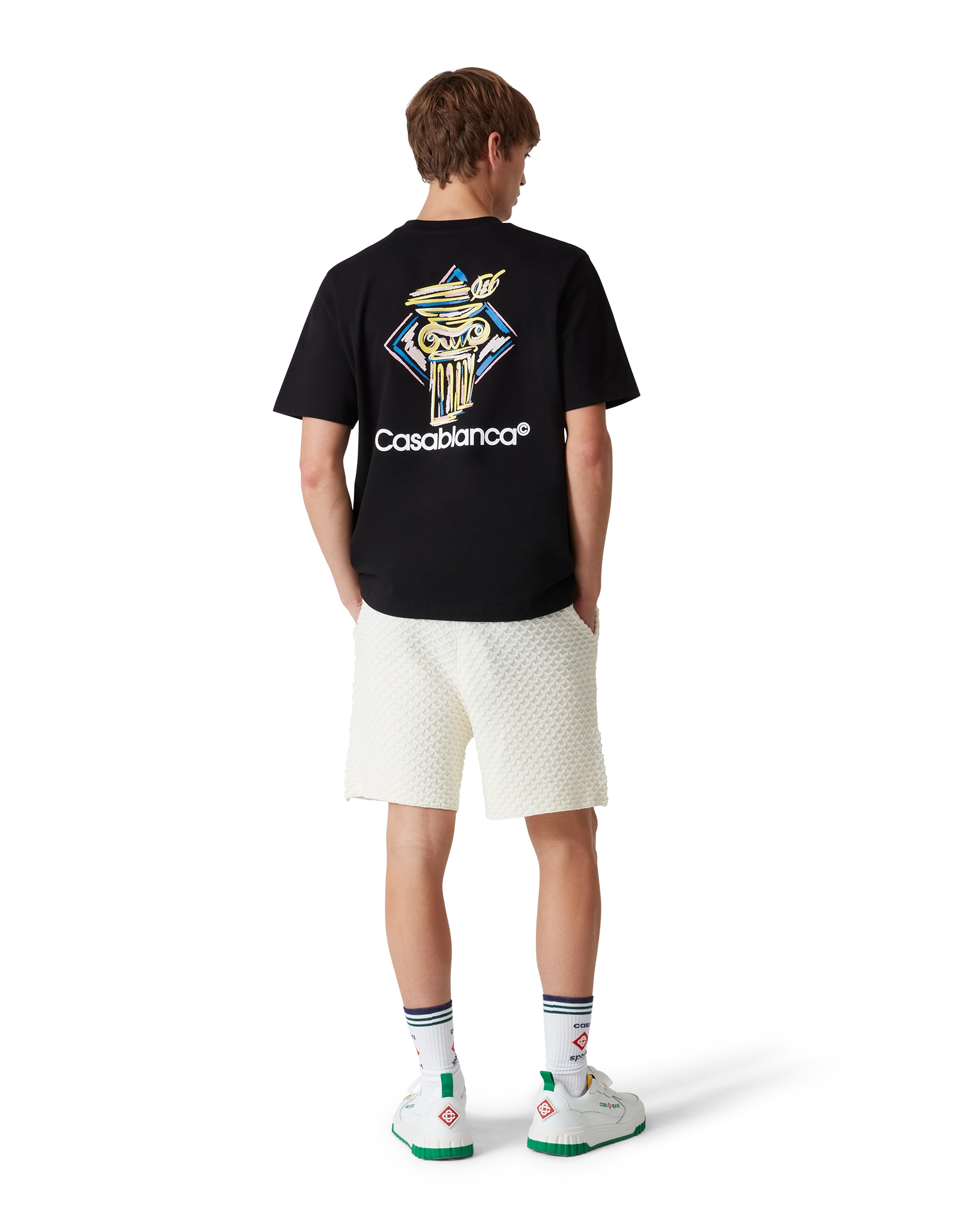 Diamond Column Short Sleeve T-Shirt – Casablanca Diamond Column Short Sleeve T-Shirt – Casablanca