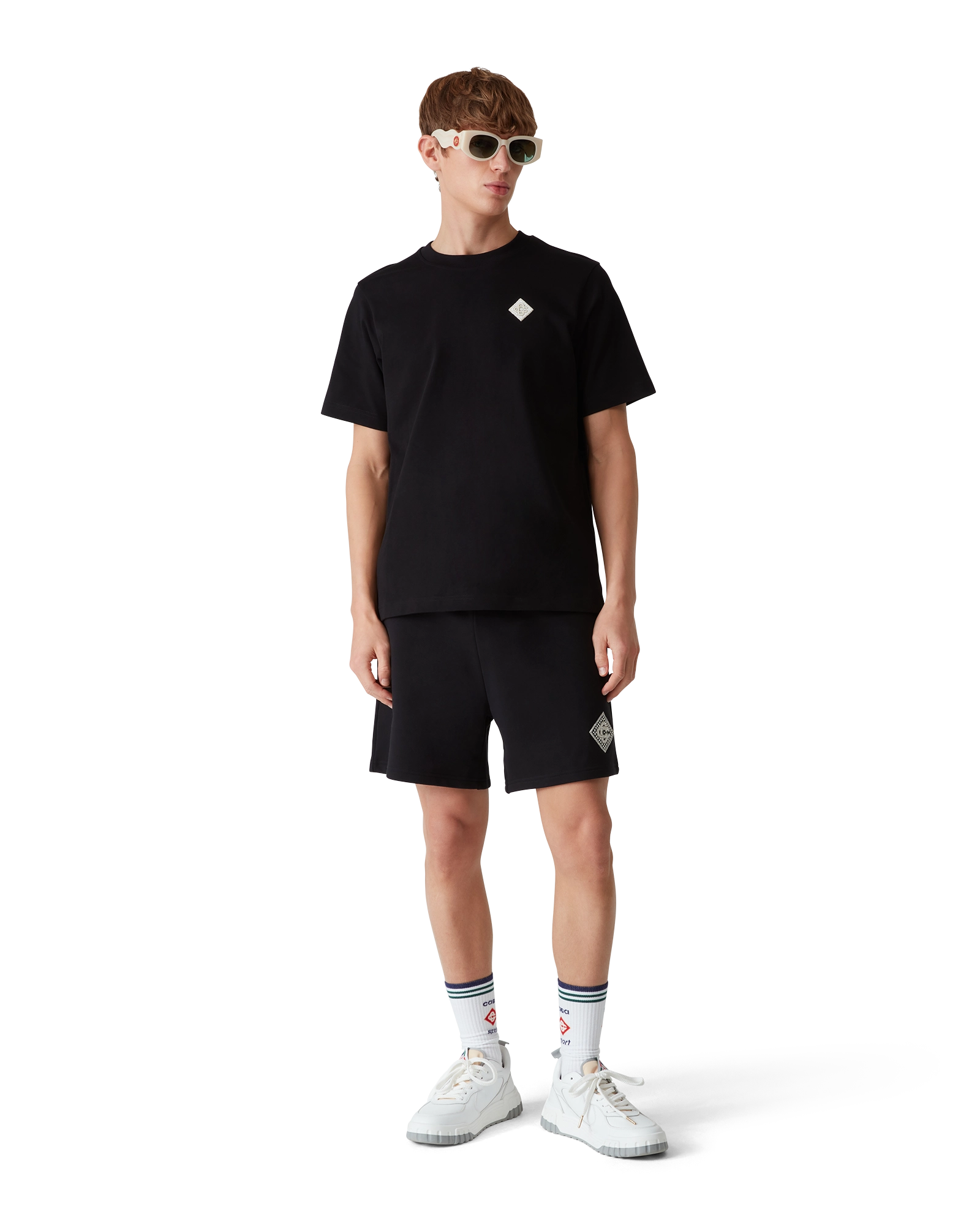 Pearl Diamond Patch Short Sleeve T-Shirt – Casablanca Pearl Diamond Patch Short Sleeve T-Shirt – Casablanca