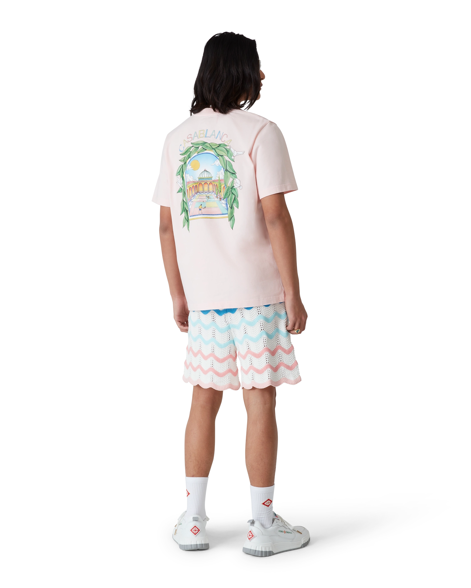 L'Arche De Tennis Short Sleeve T-Shirt – Casablanca