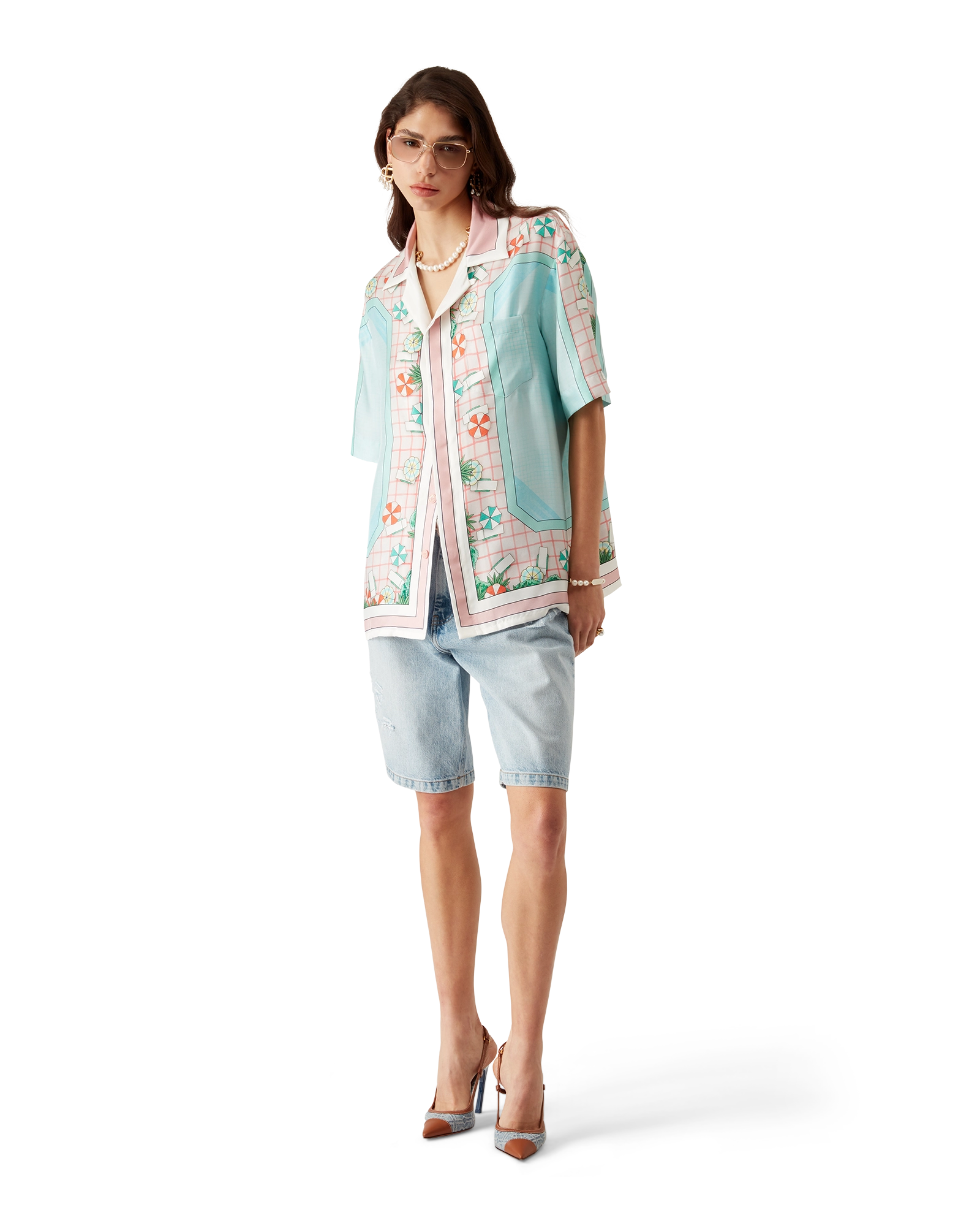 Copacabana Short Sleeve Silk Shirt – Casablanca