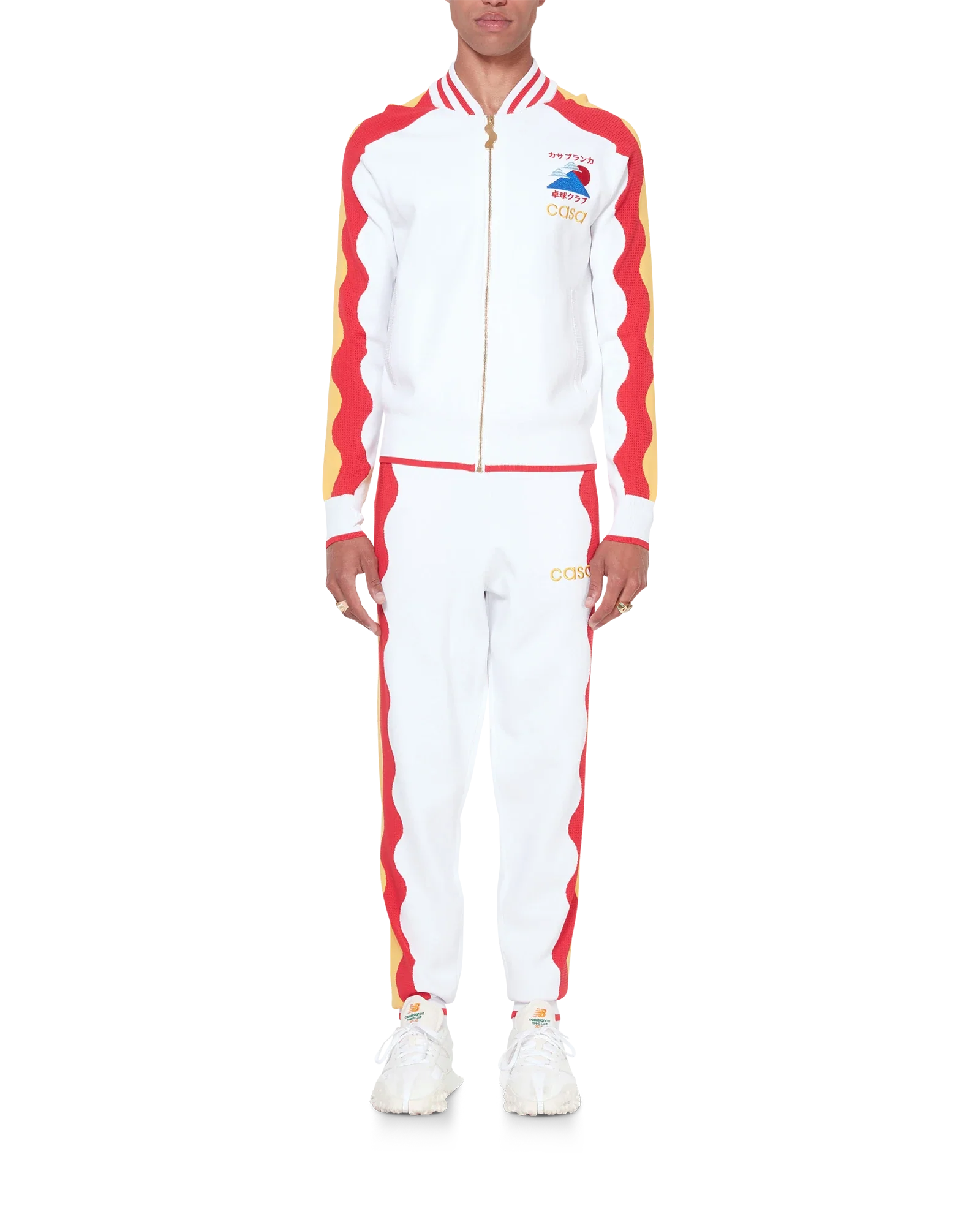 Kappa white and gold tracksuit shop