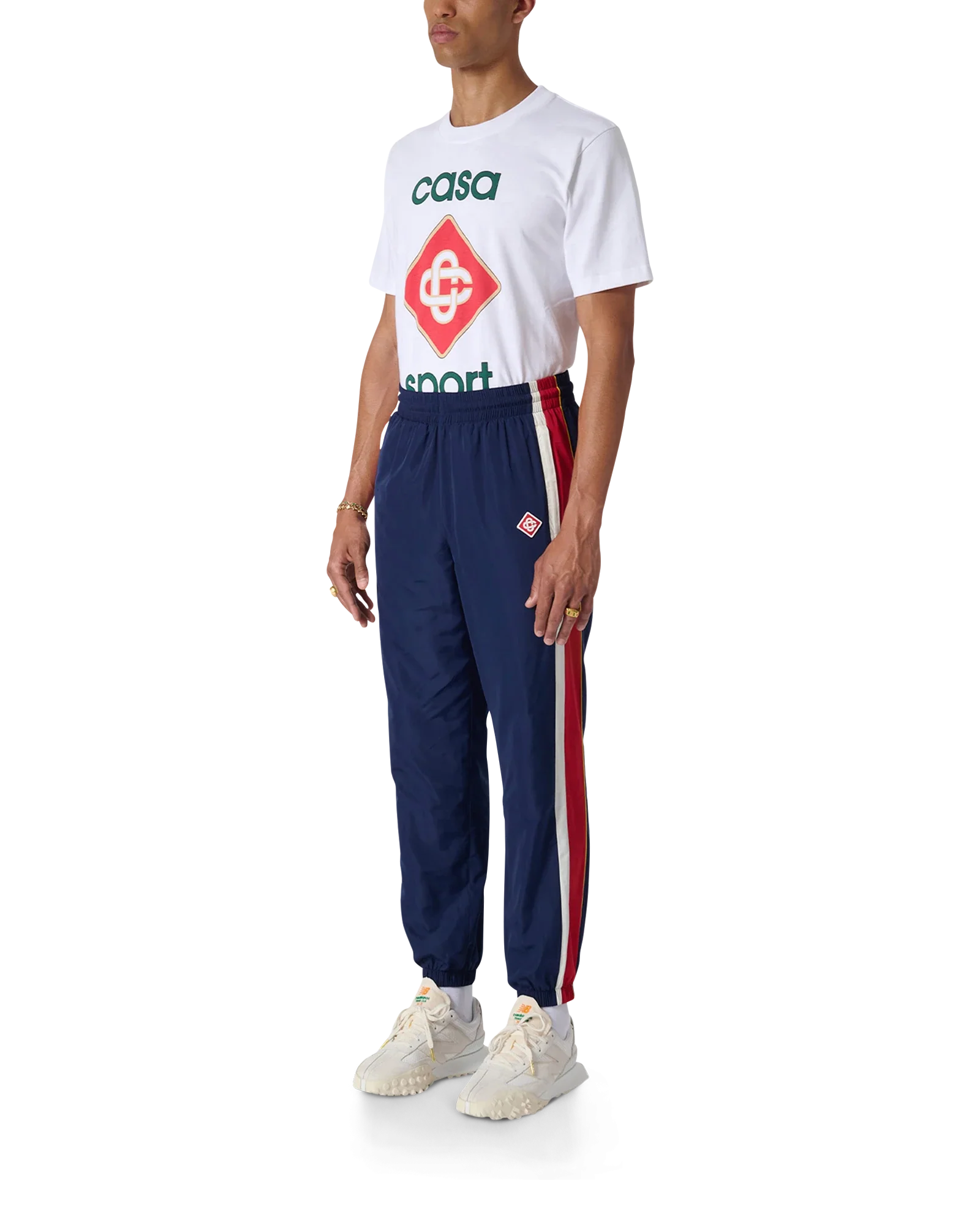 Arch Panelled Shell Suit Track Pants | Casablanca Paris