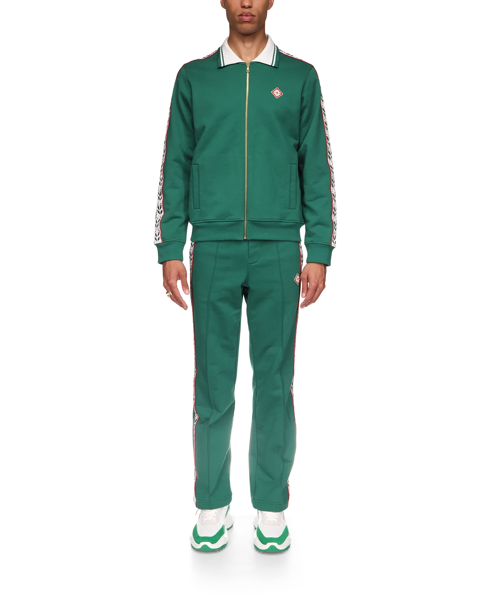Laurel Zip Up Jacket | Casablanca Paris Laurel Zip Up Jacket | Casablanca Paris