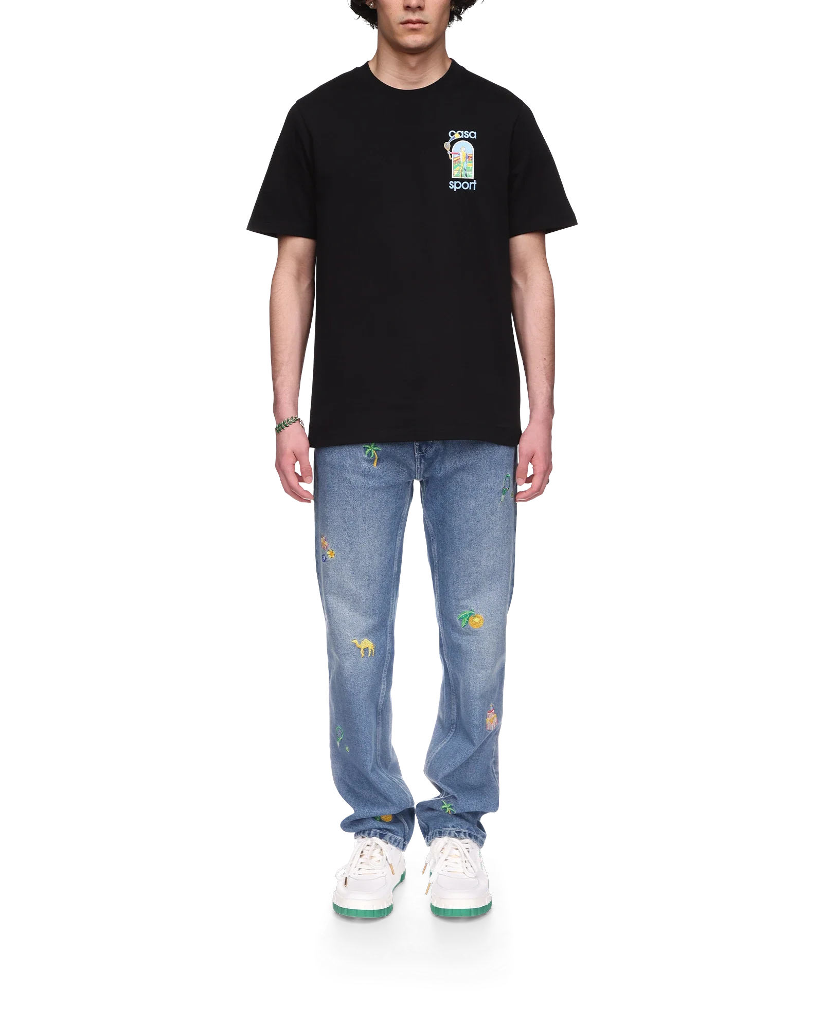 Le Jeu Coloré T-Shirt | Casablanca Paris Le Jeu Coloré T-Shirt | Casablanca Paris