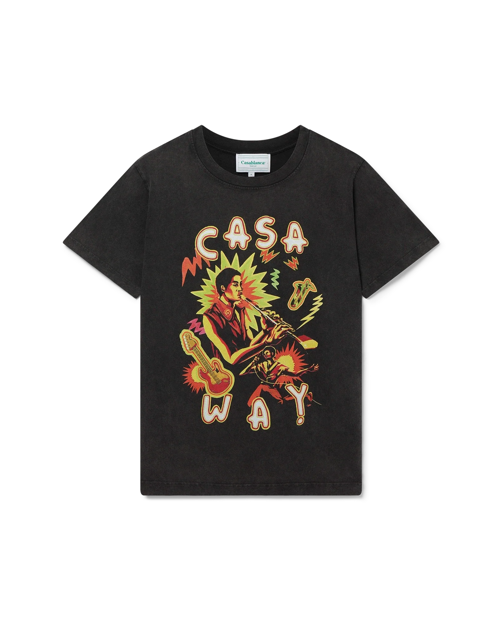 Music For The People T-Shirt | Casablanca Paris Music For The People T-Shirt | Casablanca Paris