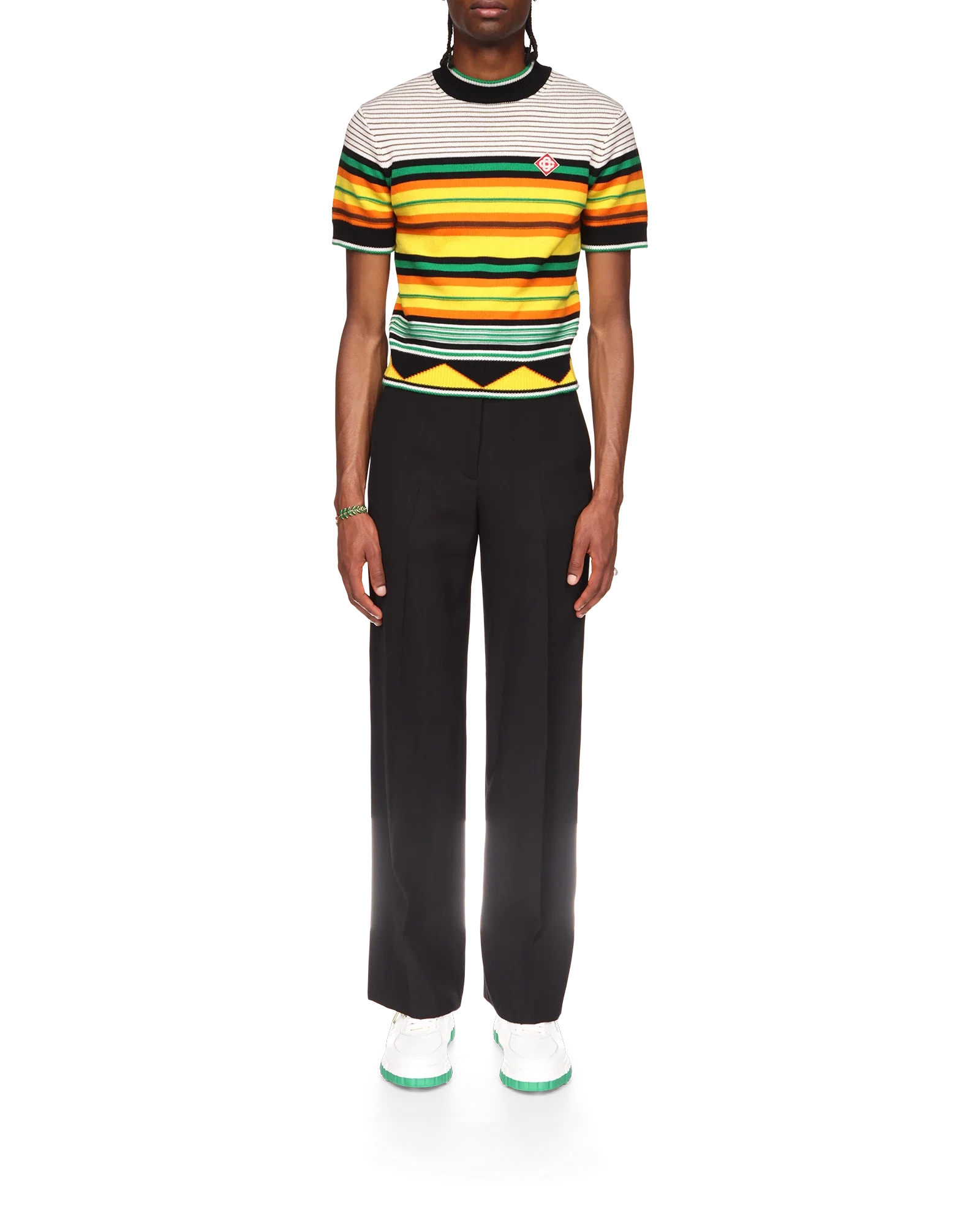 Knit Striped T-Shirt | Casablanca Paris