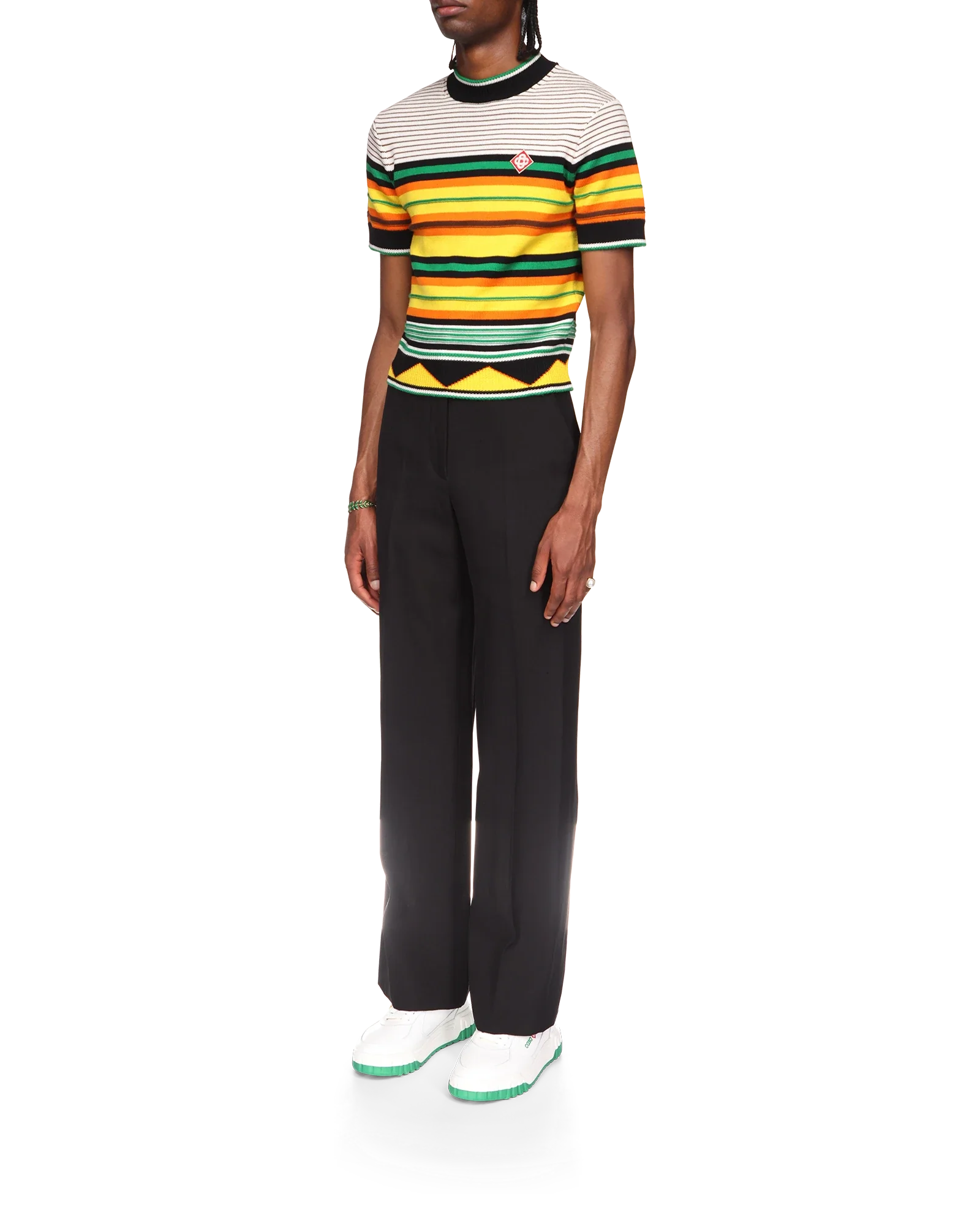 Knit Striped T-Shirt | Casablanca Paris