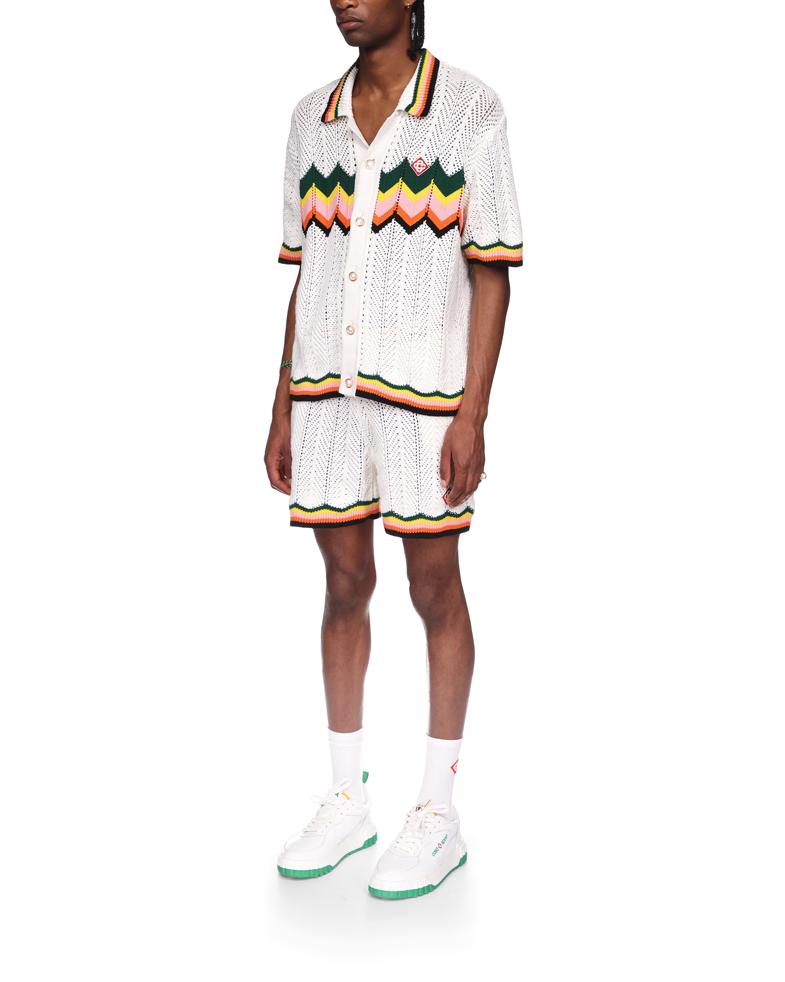 CASABLANCA 2023SS ニットシャツ @M CASABLANCA 2023SS ニットシャツ M CASABLANCA 2023SS ニットシャツ @M CASABLANCA 2023SS ニットシャツ M