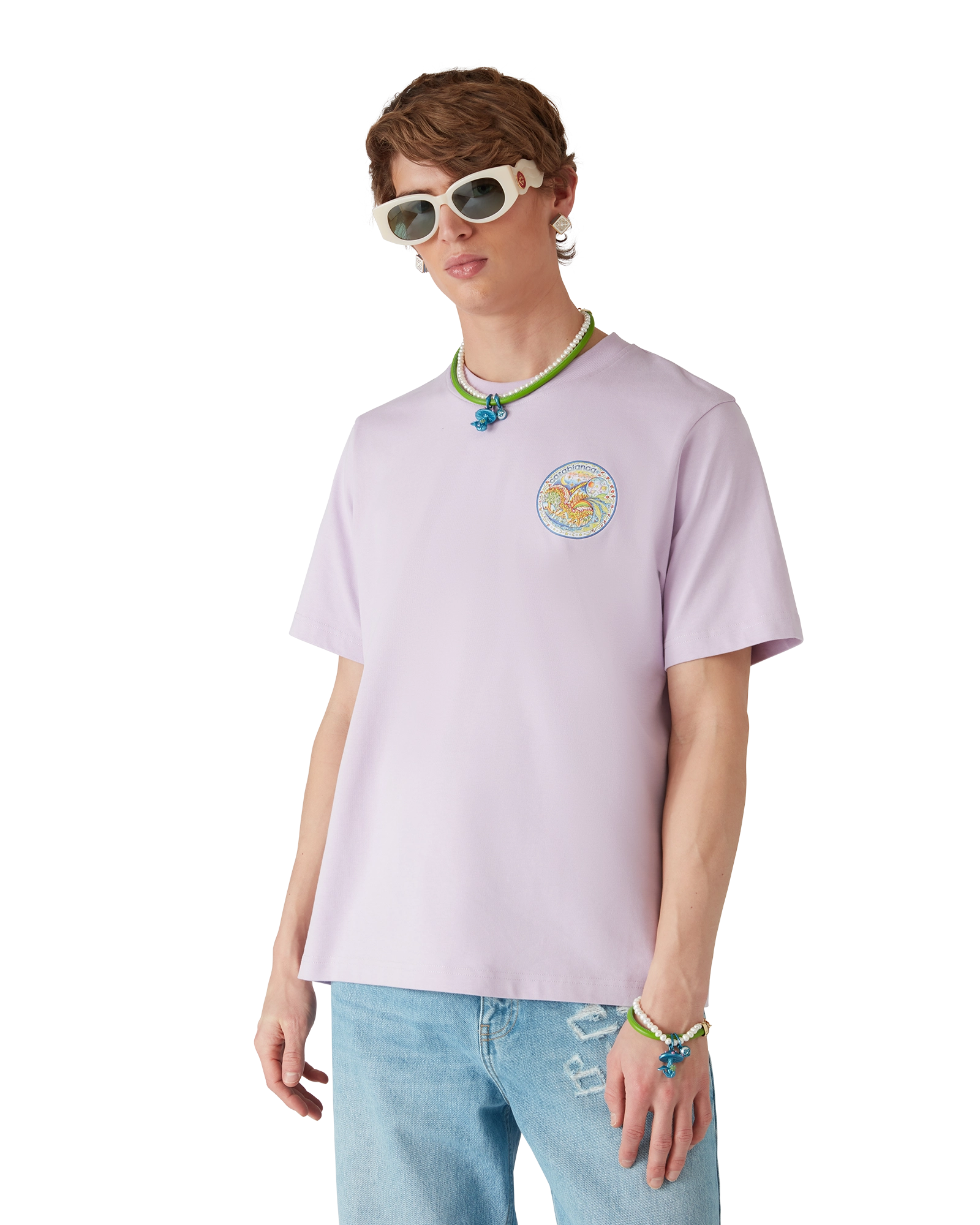 The Four Elements T-Shirt | Casablanca Paris The Four Elements T-Shirt | Casablanca Paris