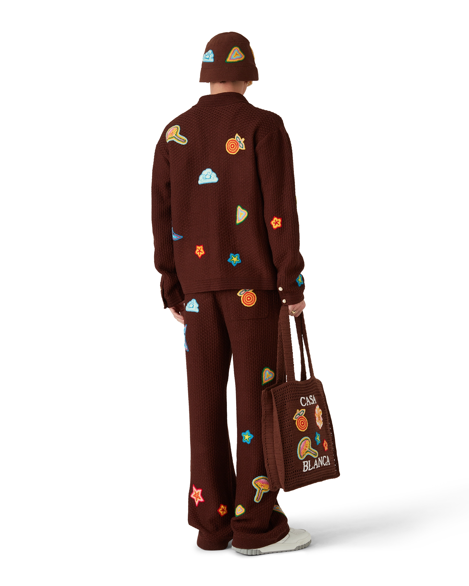 スラックス Casablanca Rubis et Emeraudes Motif Crochet Trousers | Casablanca Paris