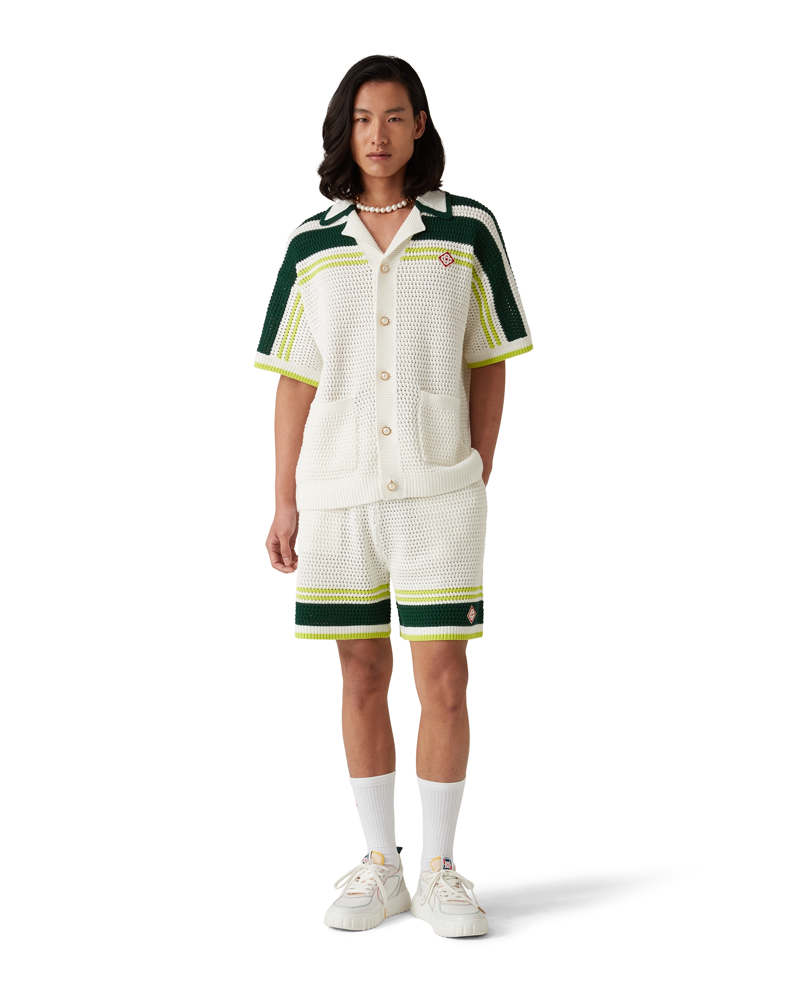 Tennis Crochet Shorts | Casablanca Paris